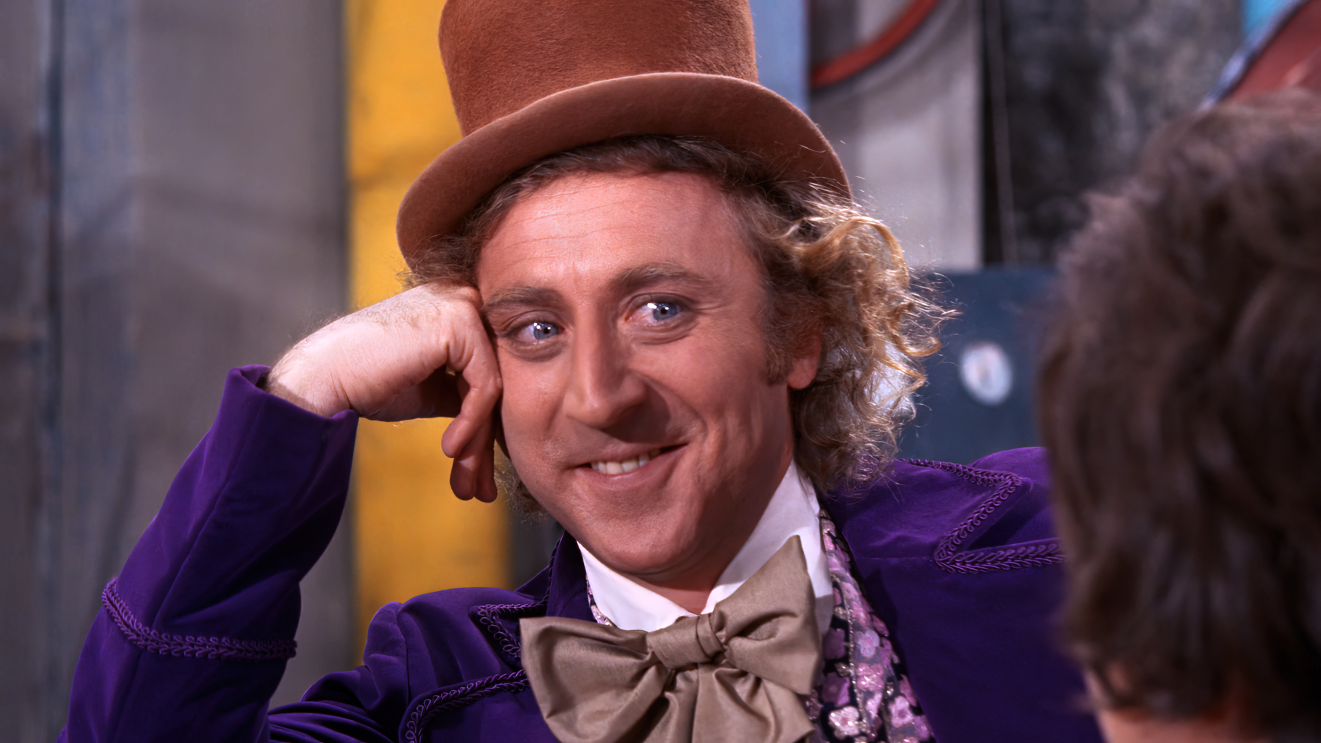 Willy Wonka The Chocolate Factory Movies Film Stills Willy Wonka Gene Wilder Actor Men Hat Memes 1920x1080