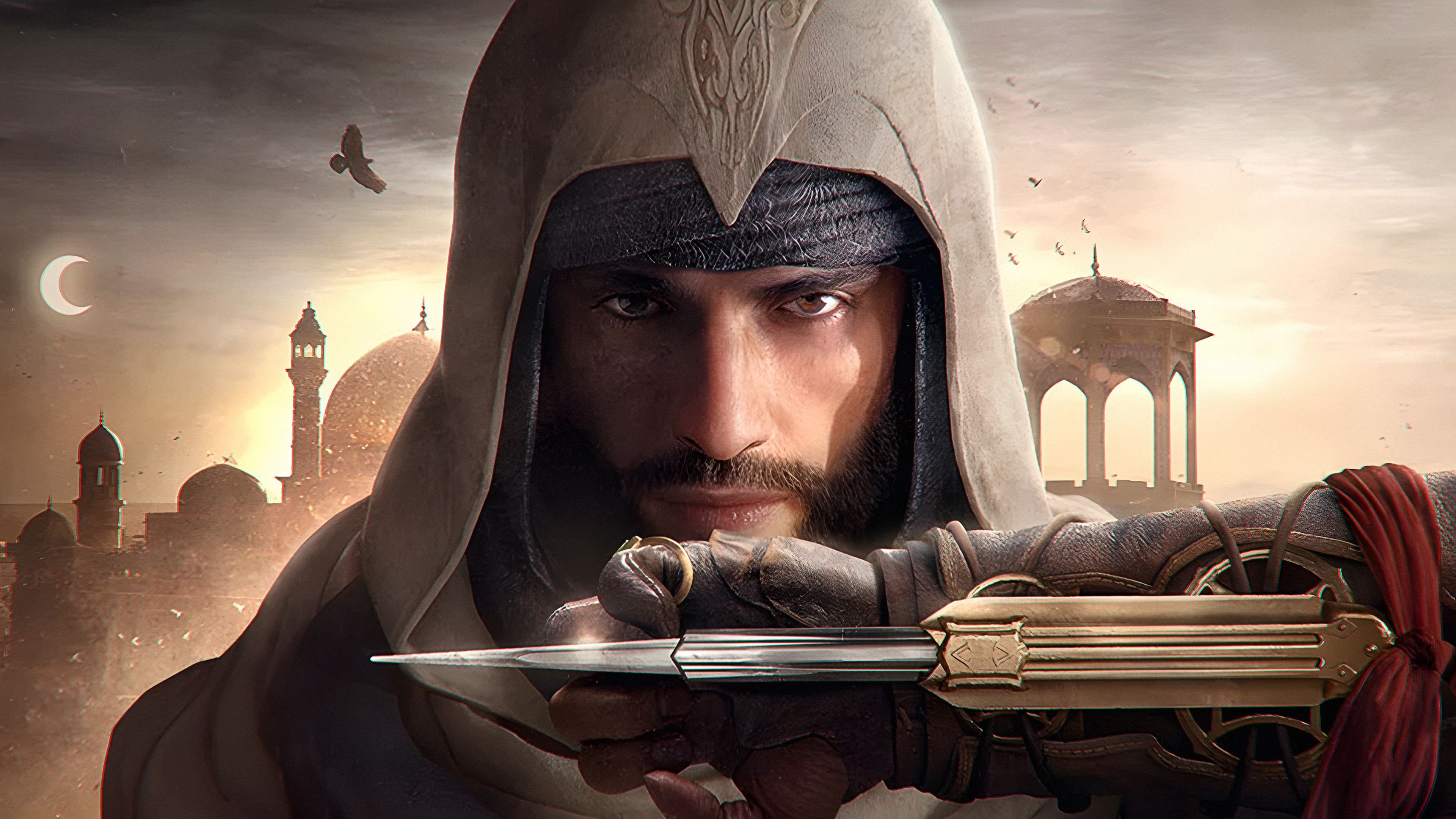 Assassins Creed Mirage 4K Assassins Creed Ubisoft Basim Assassins Creed Video Games Video Game Man V 3840x2160
