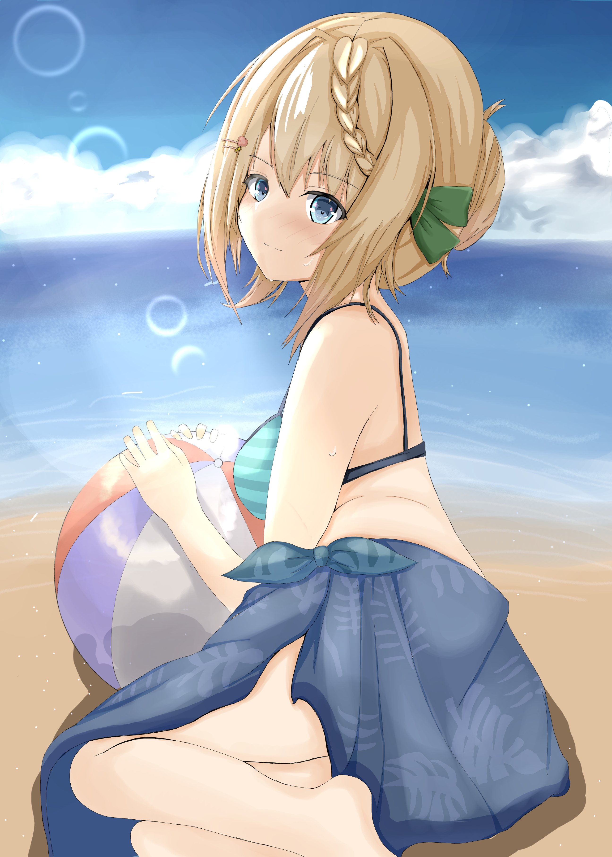 Anime Anime Girls Kantai Collection Perth KanColle Long Hair Blonde Solo Artwork Digital Art Fan Art 2591x3624