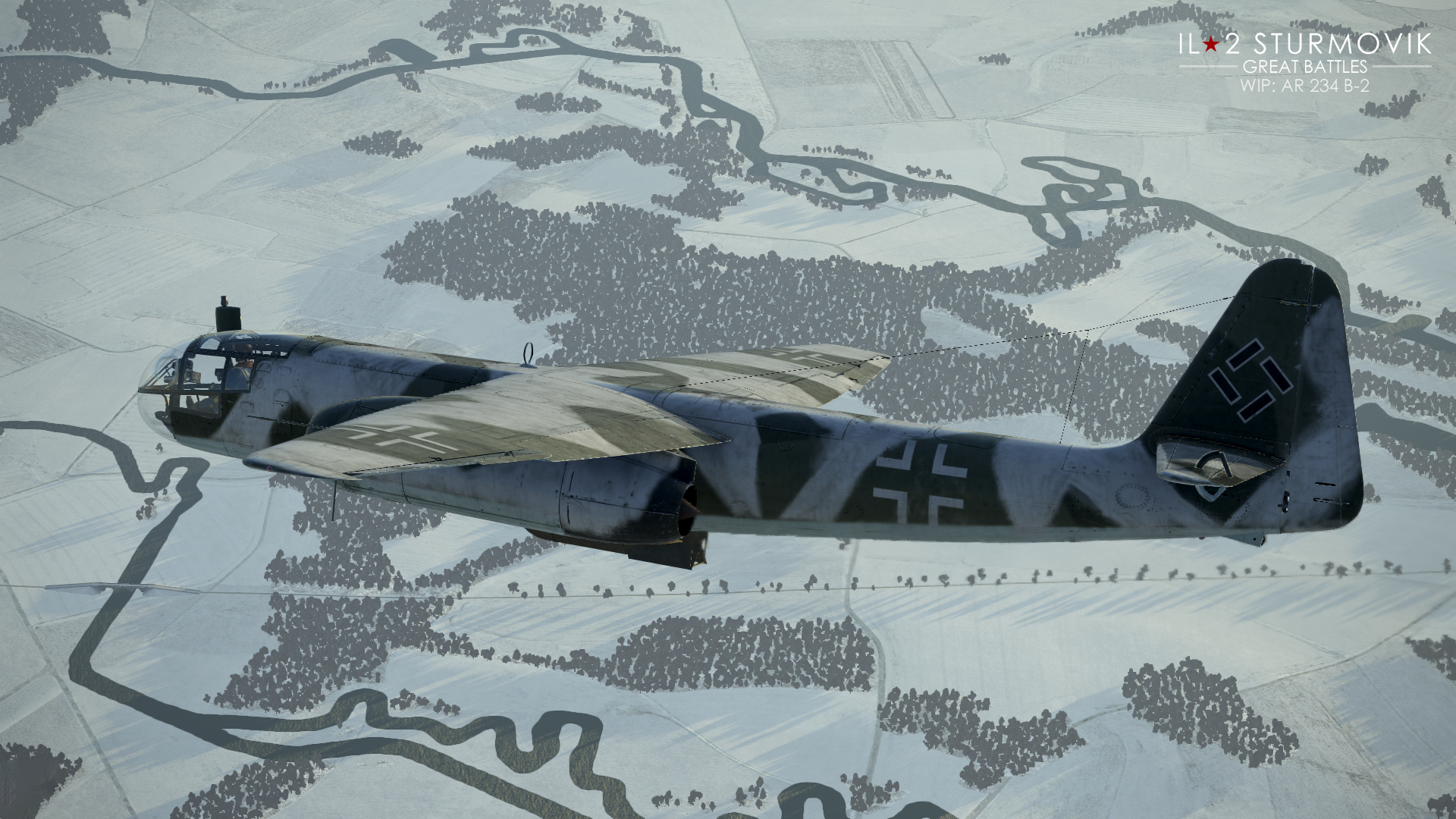 IL 2 Sturmovik Arado Ar 234 Aircraft Airplane Video Games Simulation Luftwaffe World War Ii 1920x1080