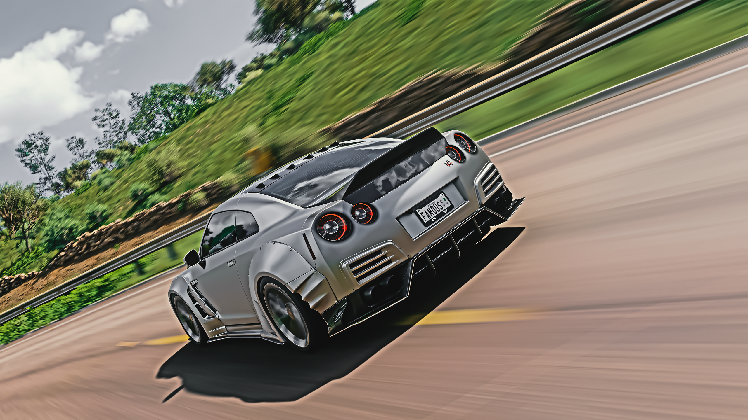 Forza Horizon 5 Nissan GT R NiSMO Nissan GT R50 Video Games Video Game Art Car 2560x1440