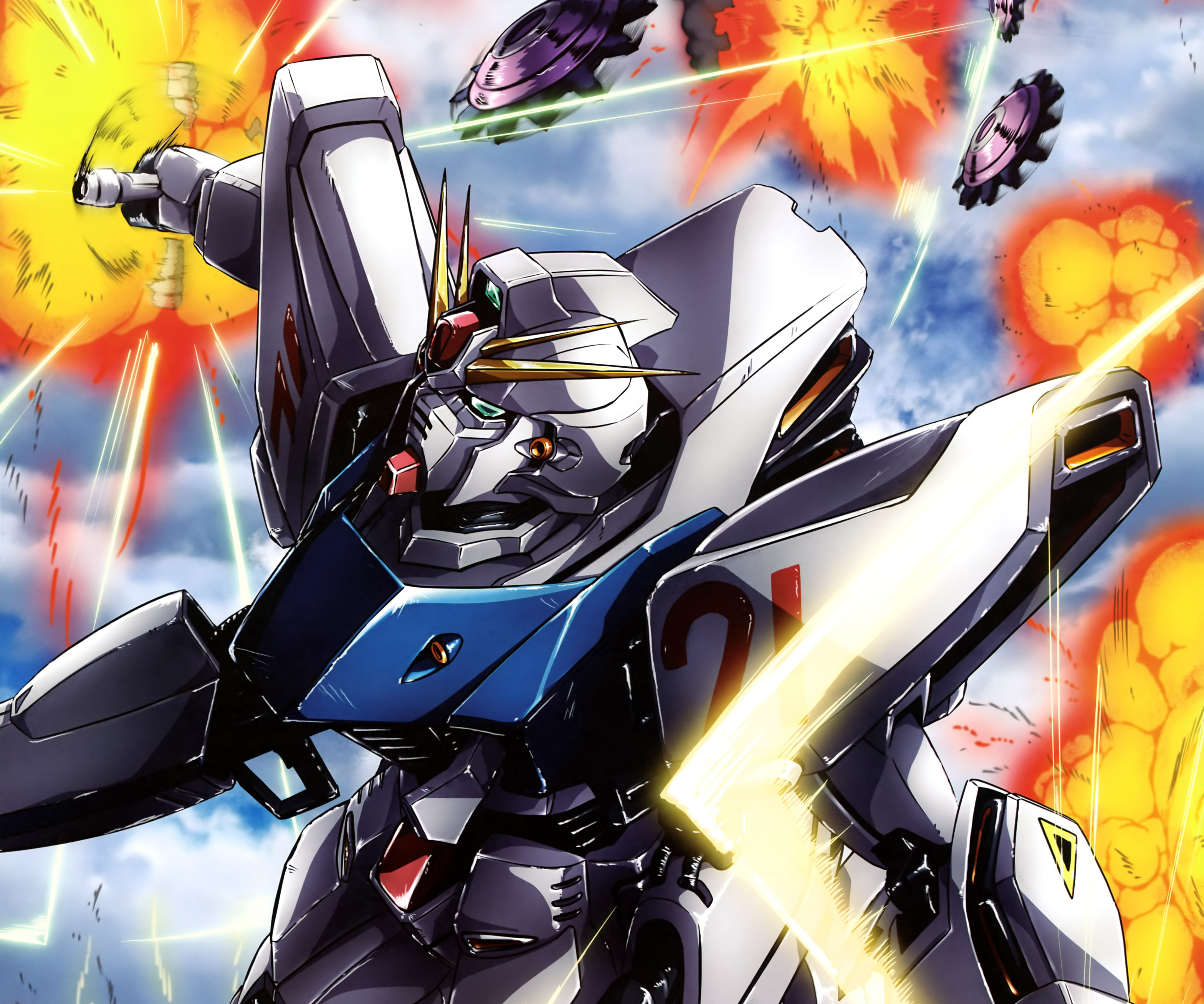 Anime Mobile Suit Gundam F91 4088x3407