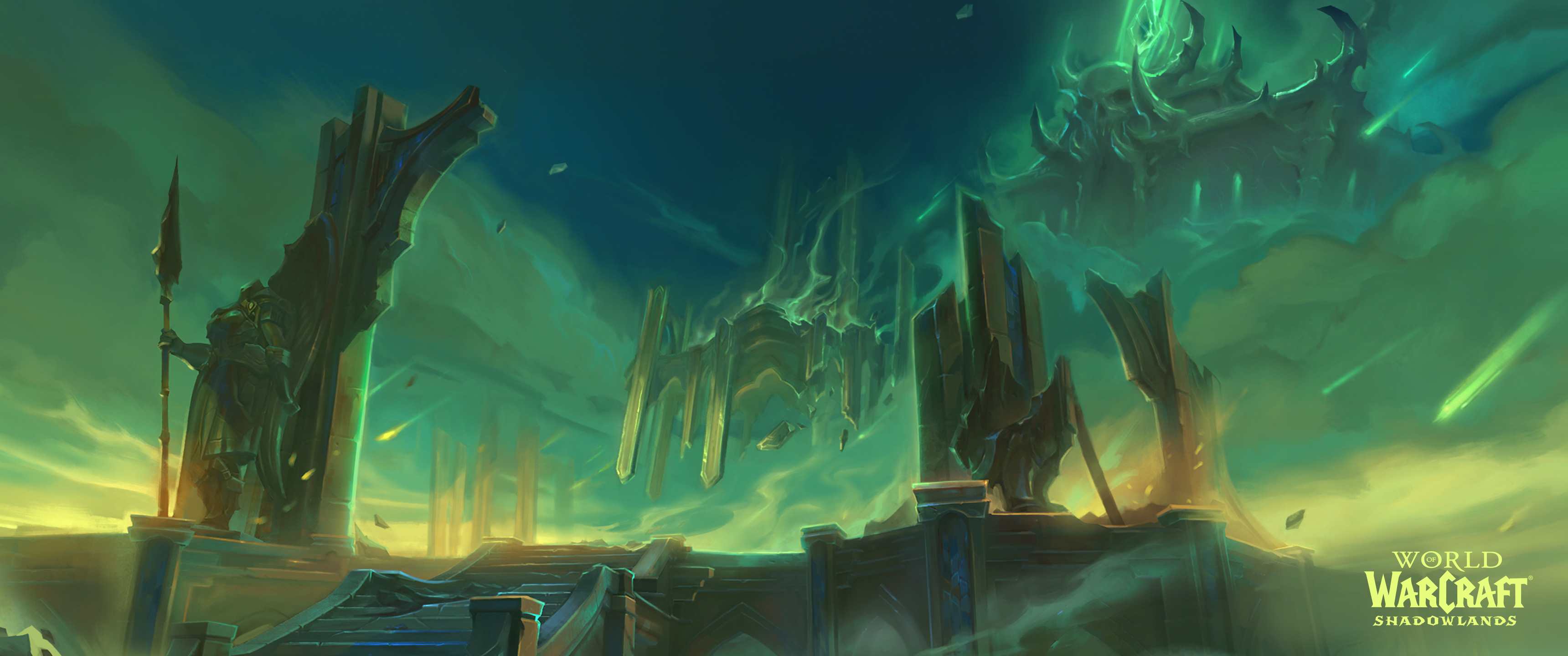 World Of Warcraft Shadowlands Video Game Art Video Games 3440x1440