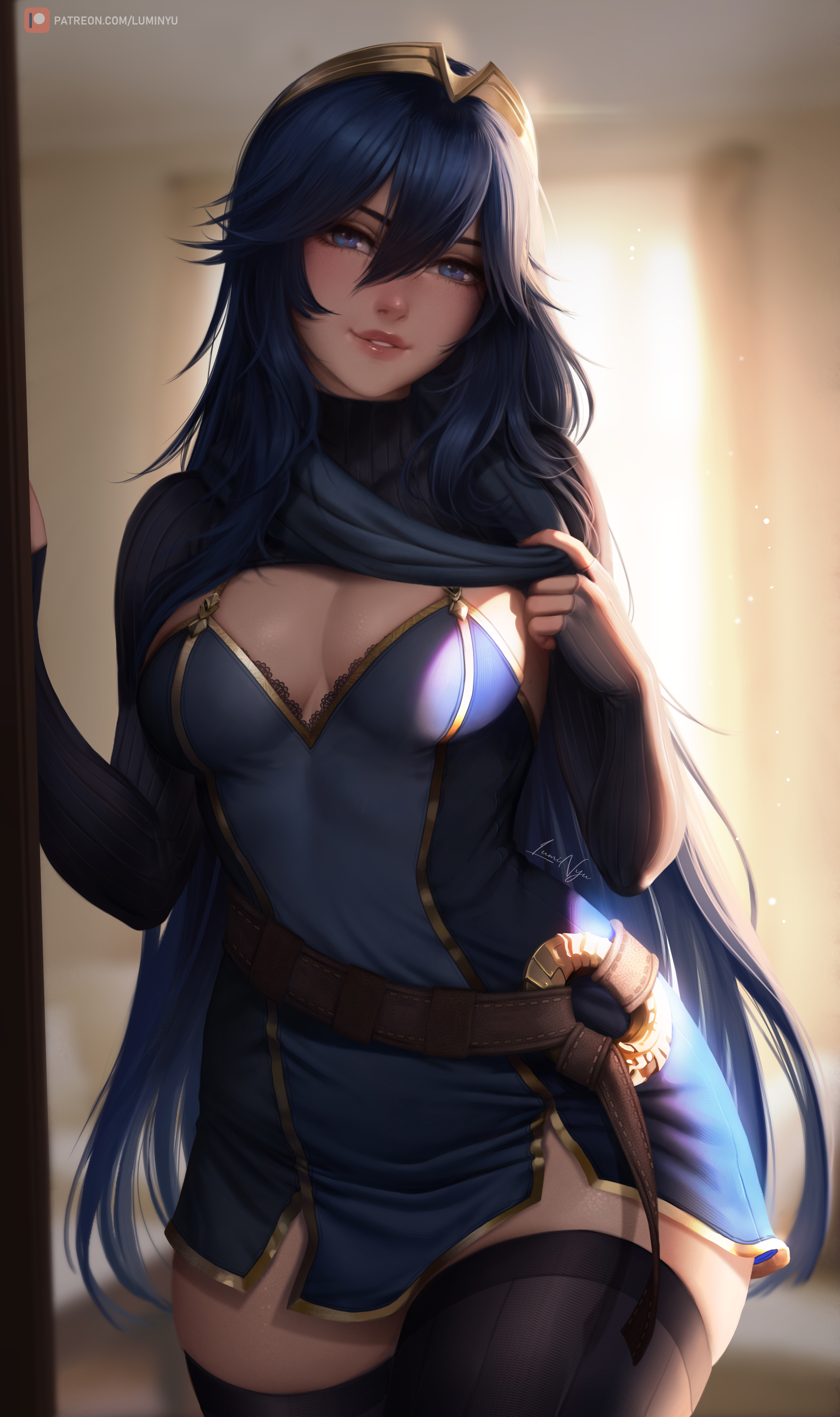 Lucina Fire Emblem Video Games Video Game Girls Video Game Characters 2D Artwork Drawing Fan Art Ani 3558x5997