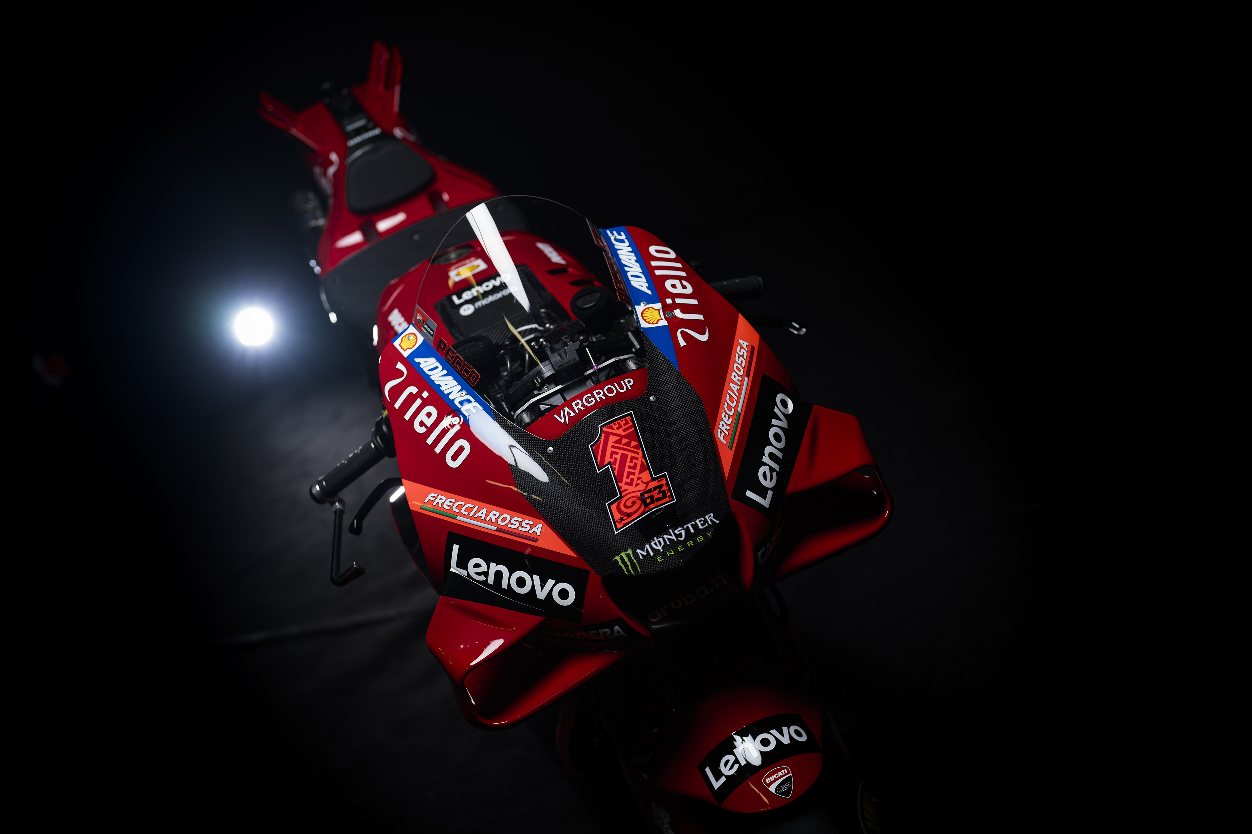 Moto GP Ducati Desmosedici GP23 Francesco Bagnaia Motorcycle Minimalism Car Race Cars 4000x2667