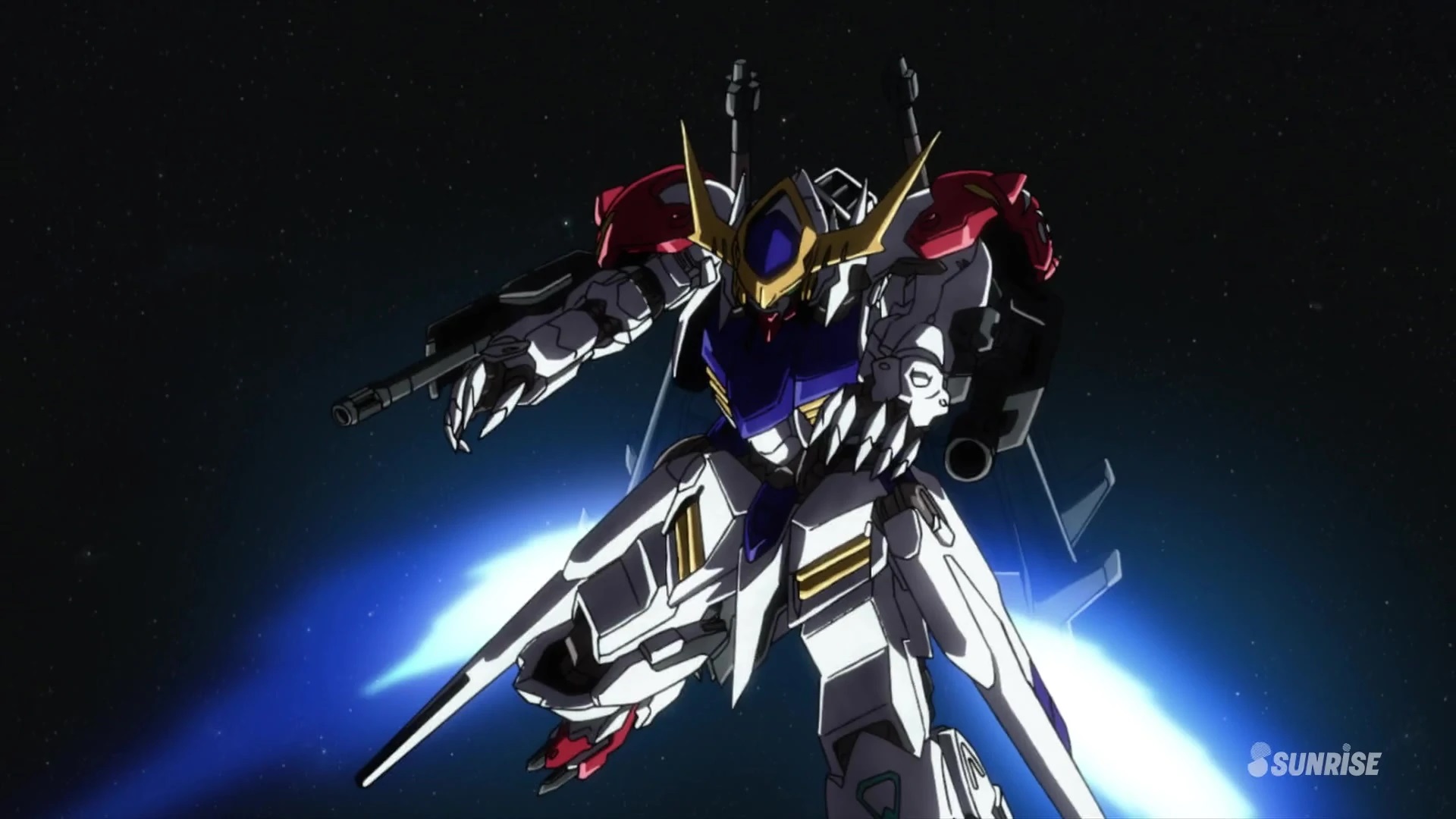 Gundam Barbatos Lupus Anime Mechs Gundam Mobile Suit Gundam Iron Blooded Orphans Super Robot Taisen  1920x1080