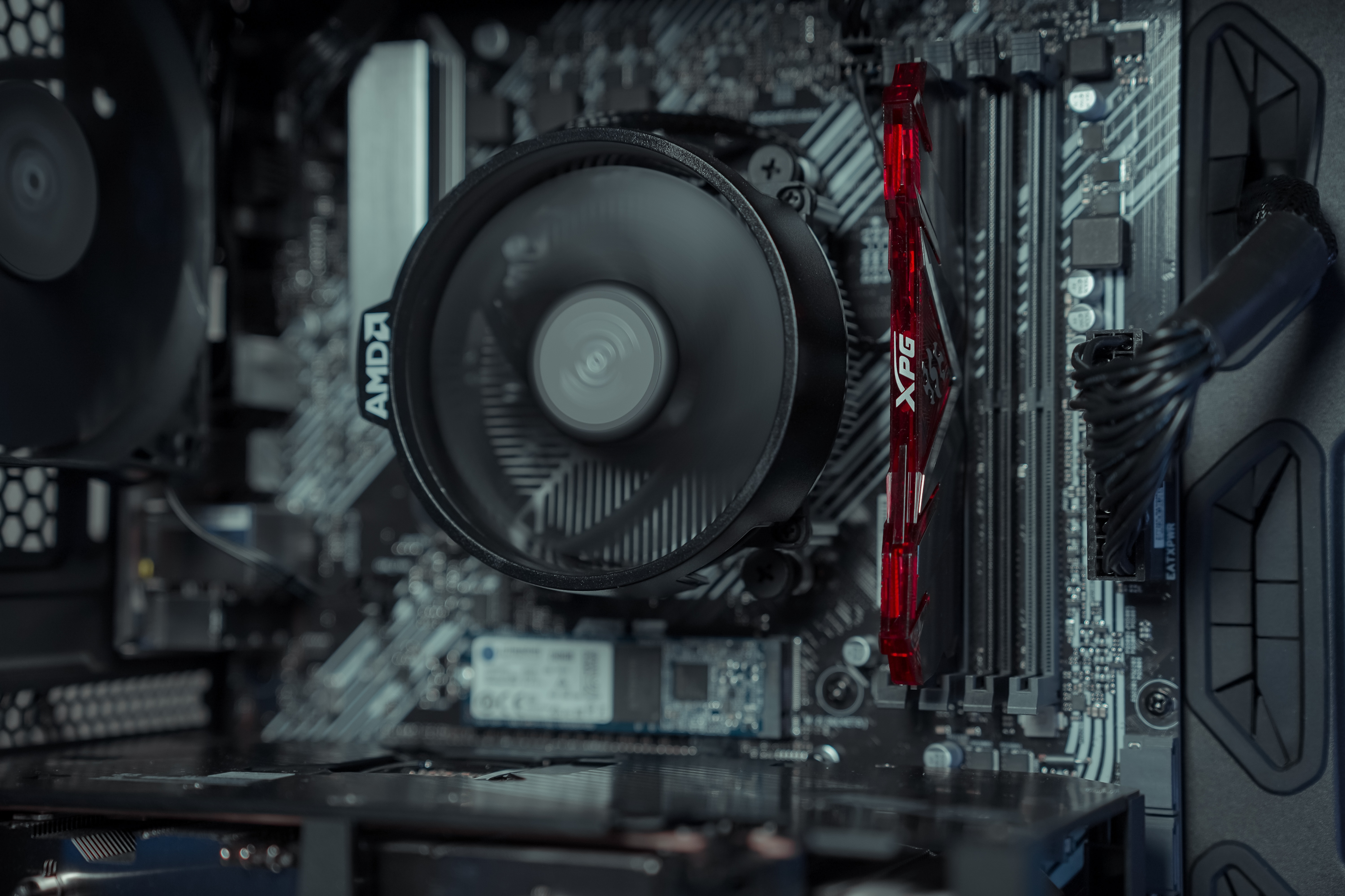 AMD Cooler Motherboards Hardware Tech Closeup 6000x4000