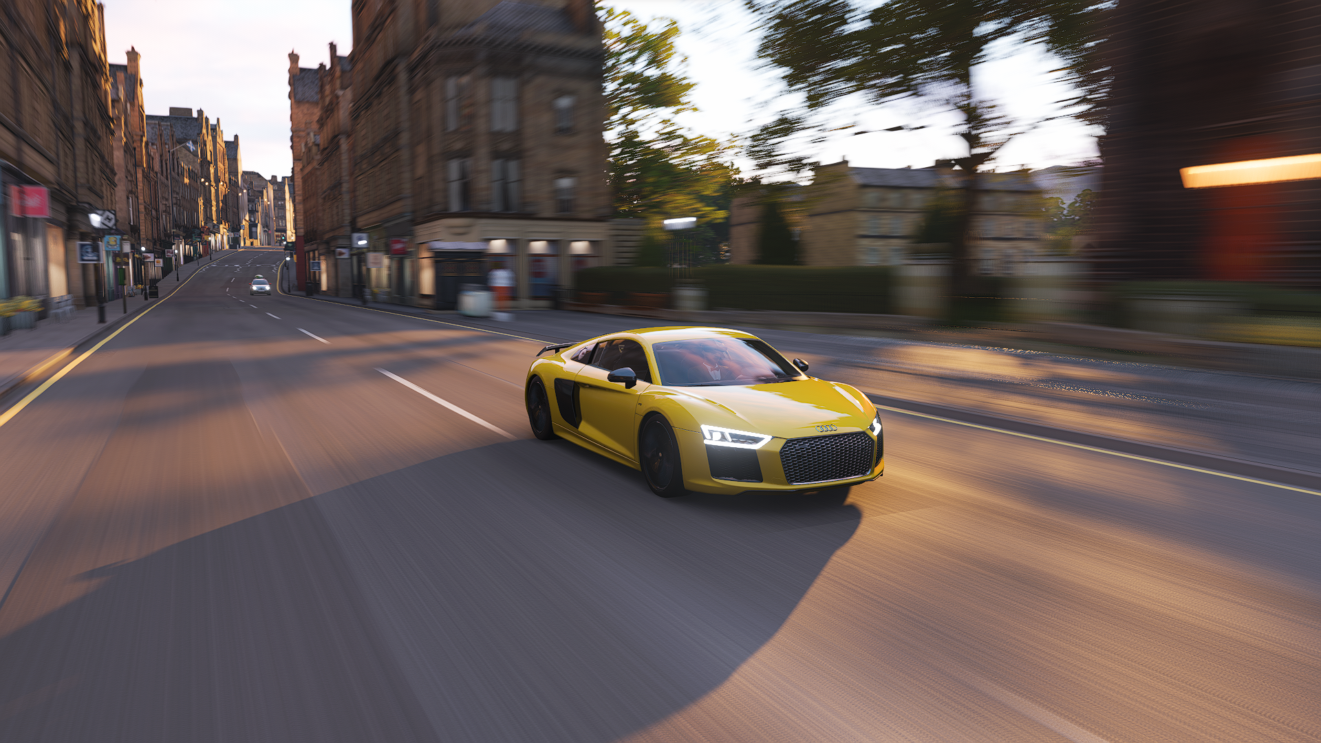 Forza Forza Horizon Forza Horizon 4 Car Racing Audi Audi R8 Video Games Screen Shot CGi Front Angle  1920x1080
