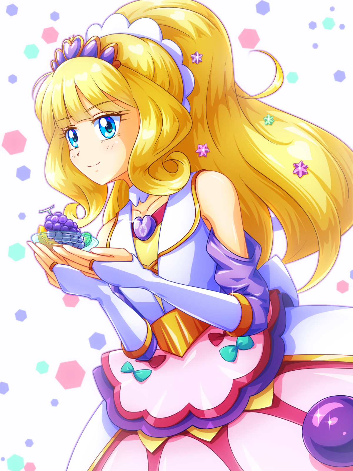Anime Anime Girls Pretty Cure Delicious Party Pretty Cure Kasai Amane Cure Finale Magical Girls Long 1200x1600