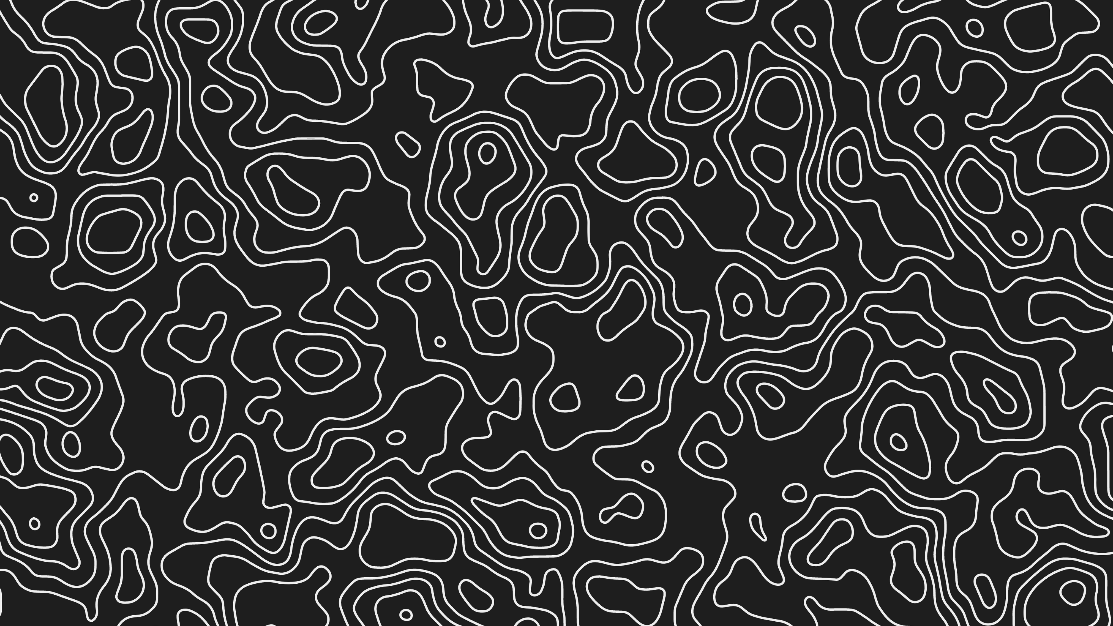 Topography Black Modern Dark Dark Background Monochrome Minimalism Simple Background 3840x2160