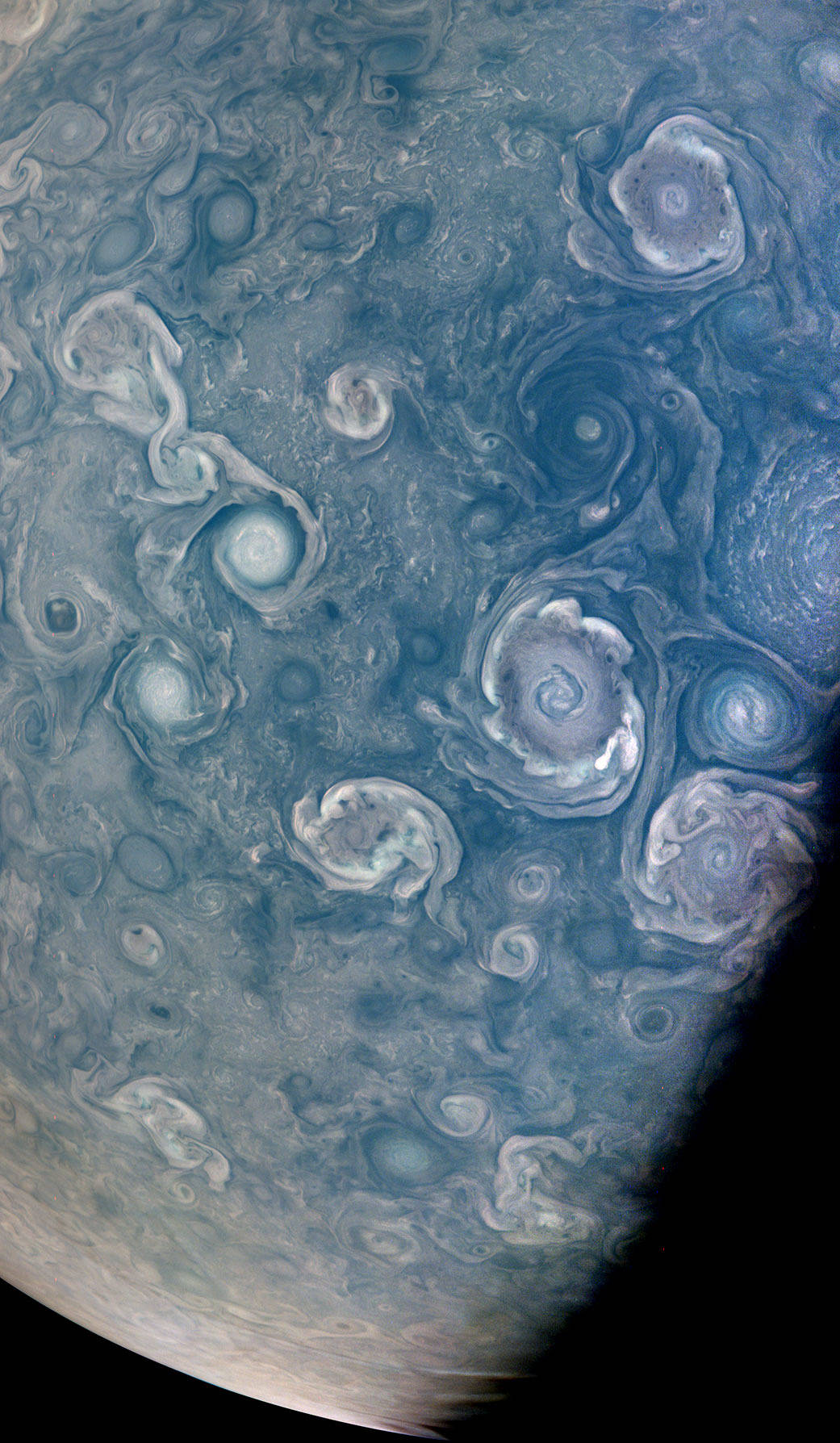 Jupiter Storm Space Planet Portrait Display NASA 1041x1788