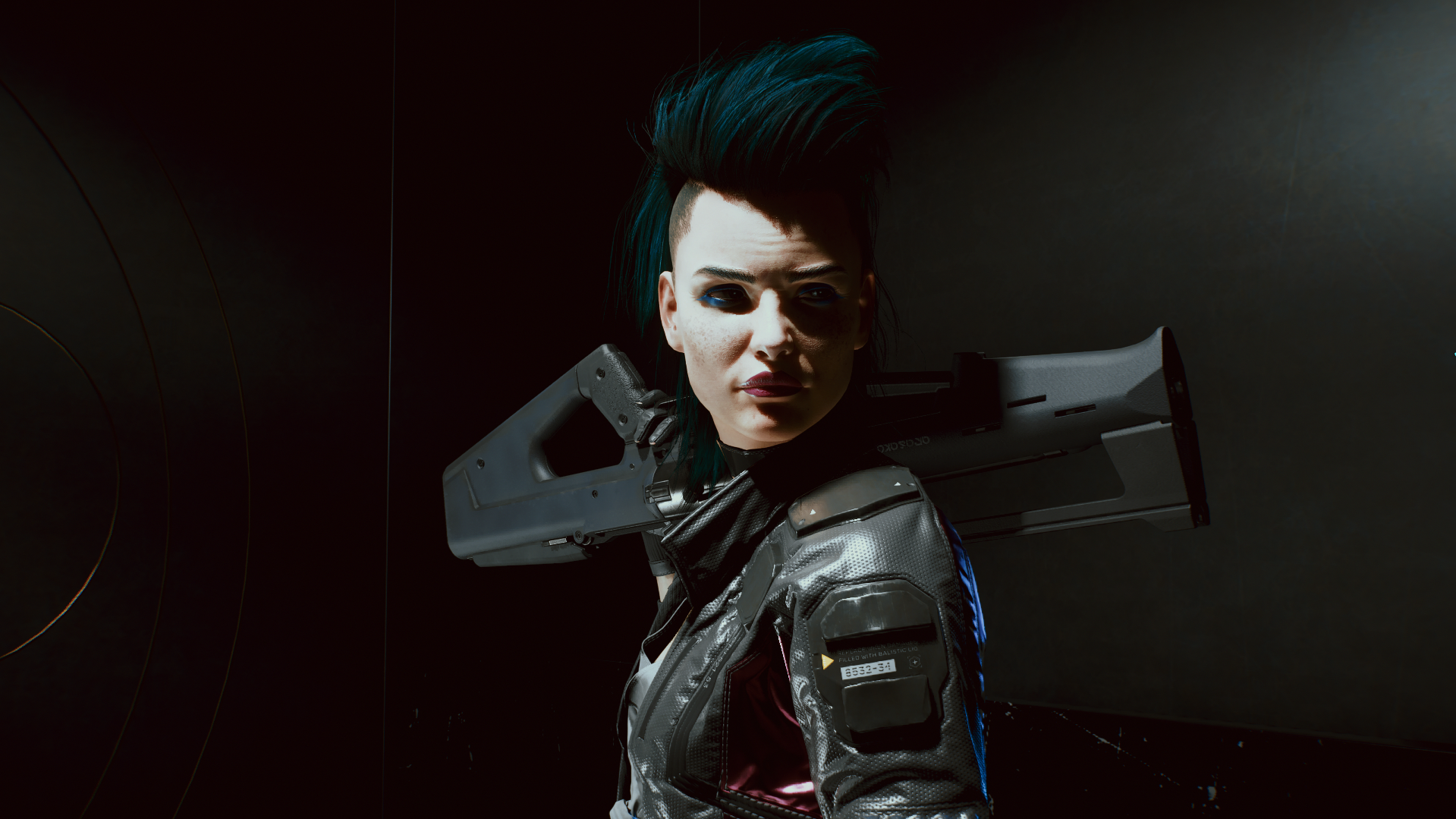 Cyberpunk 2077 Cyberpunk Women Weapon Rogue Character Video Games CGi Video Game Characters Video Ga 1919x1079