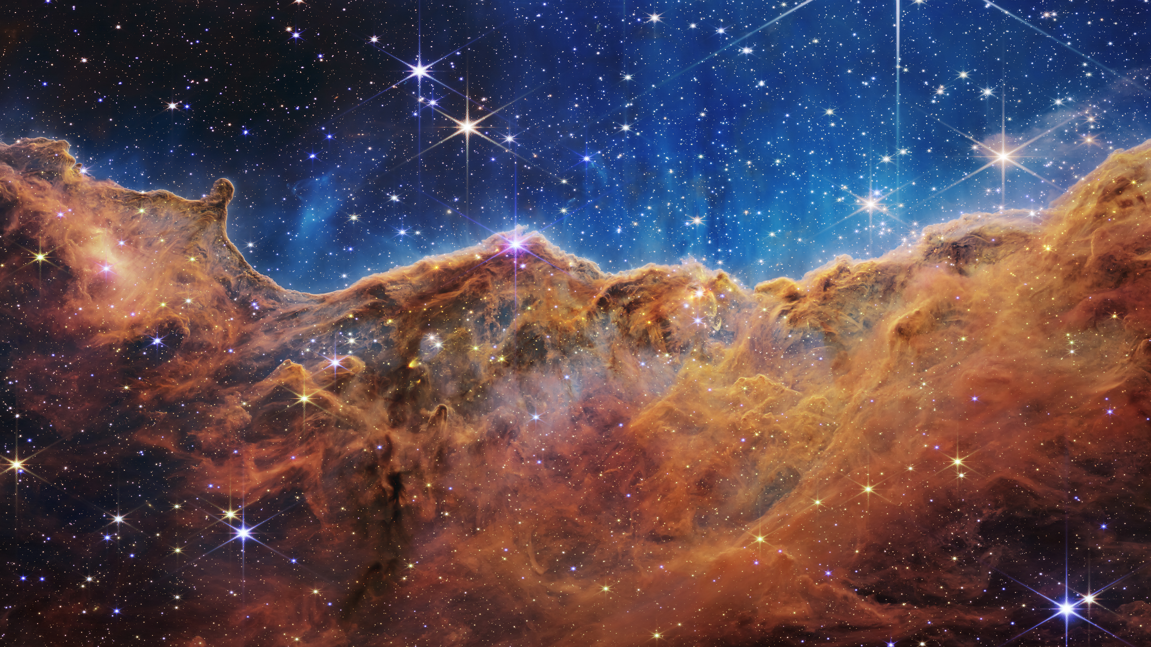 James Webb Space Telescope Carina Nebula Space NASA Stars 3840x2160