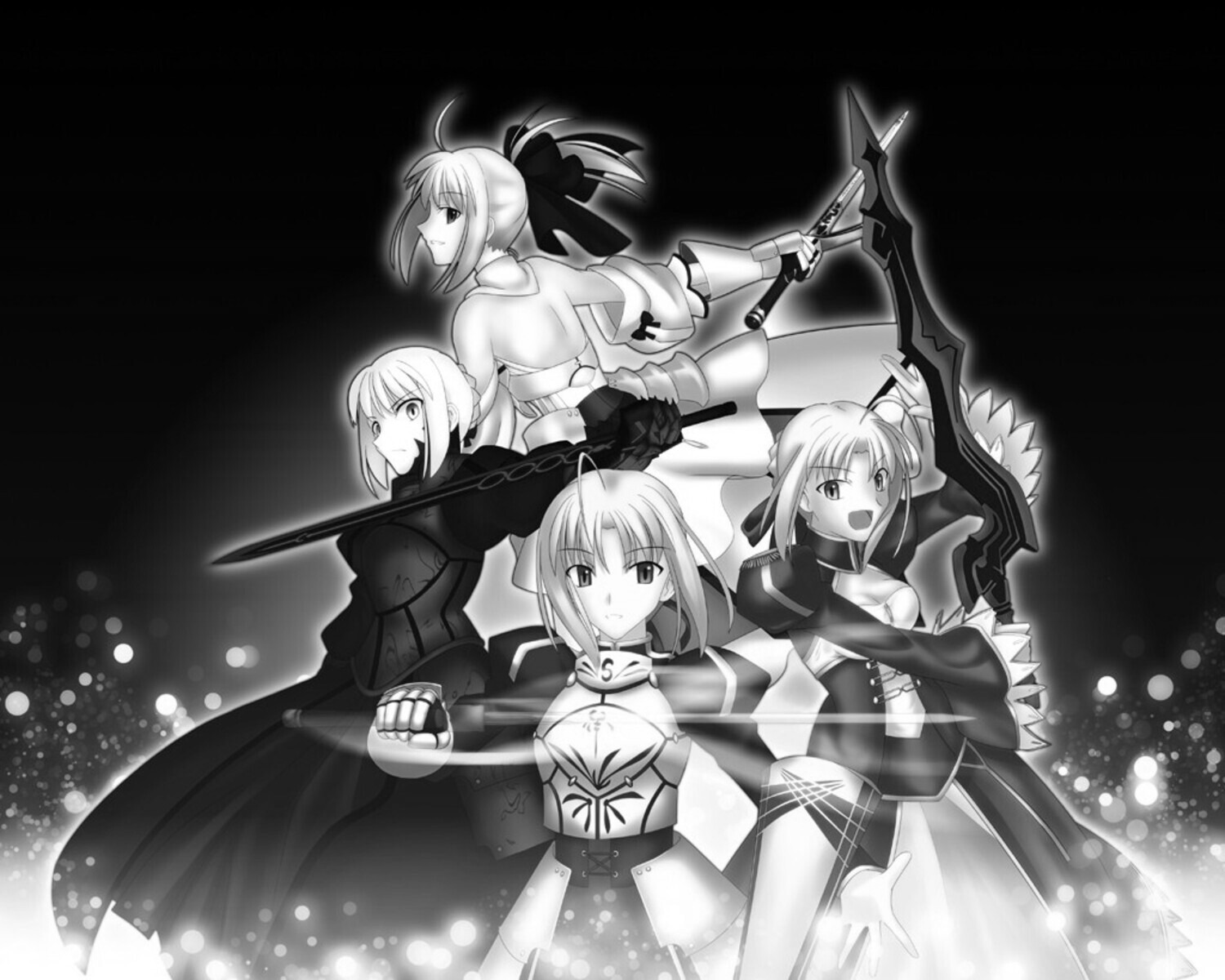 Anime Anime Girls Monochrome Fate Series Fate Stay Night Heavens Feel Fate Extra Fate Extra CCC Fate 1500x1200