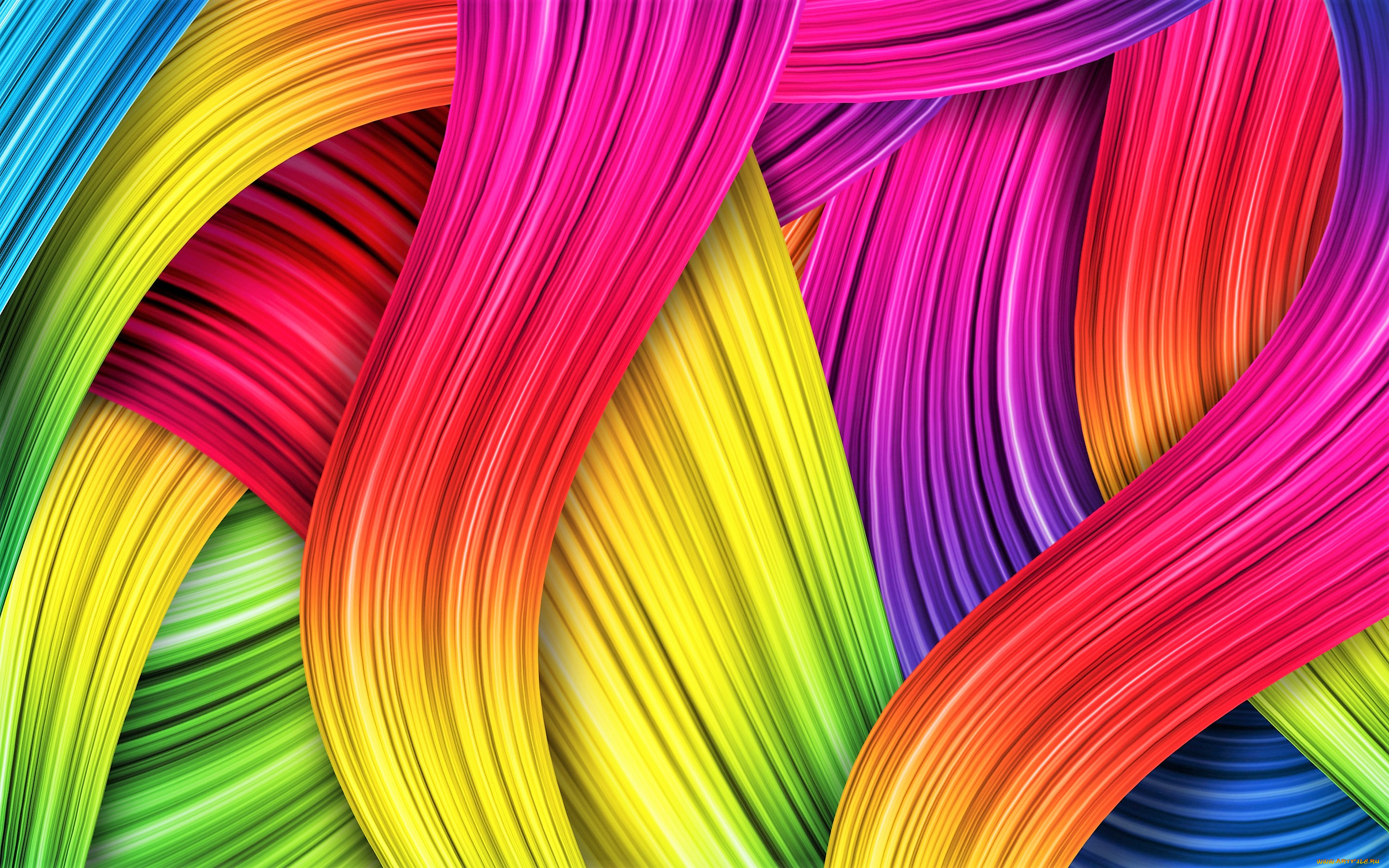 Artwork Digital Art Shapes Colorful Abstract 2880x1800
