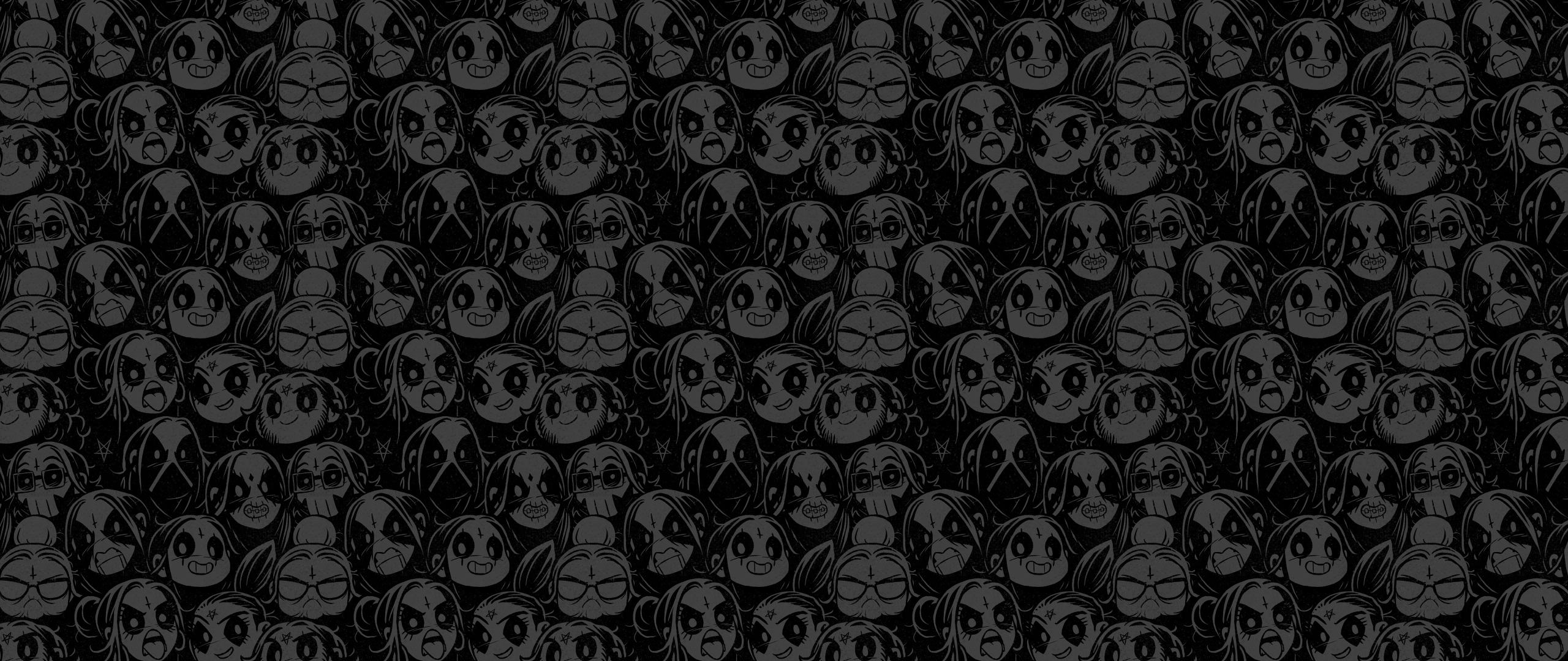 Black Metal Dark Dark Background Monochrome JP Ahonen Satanic 2560x1080