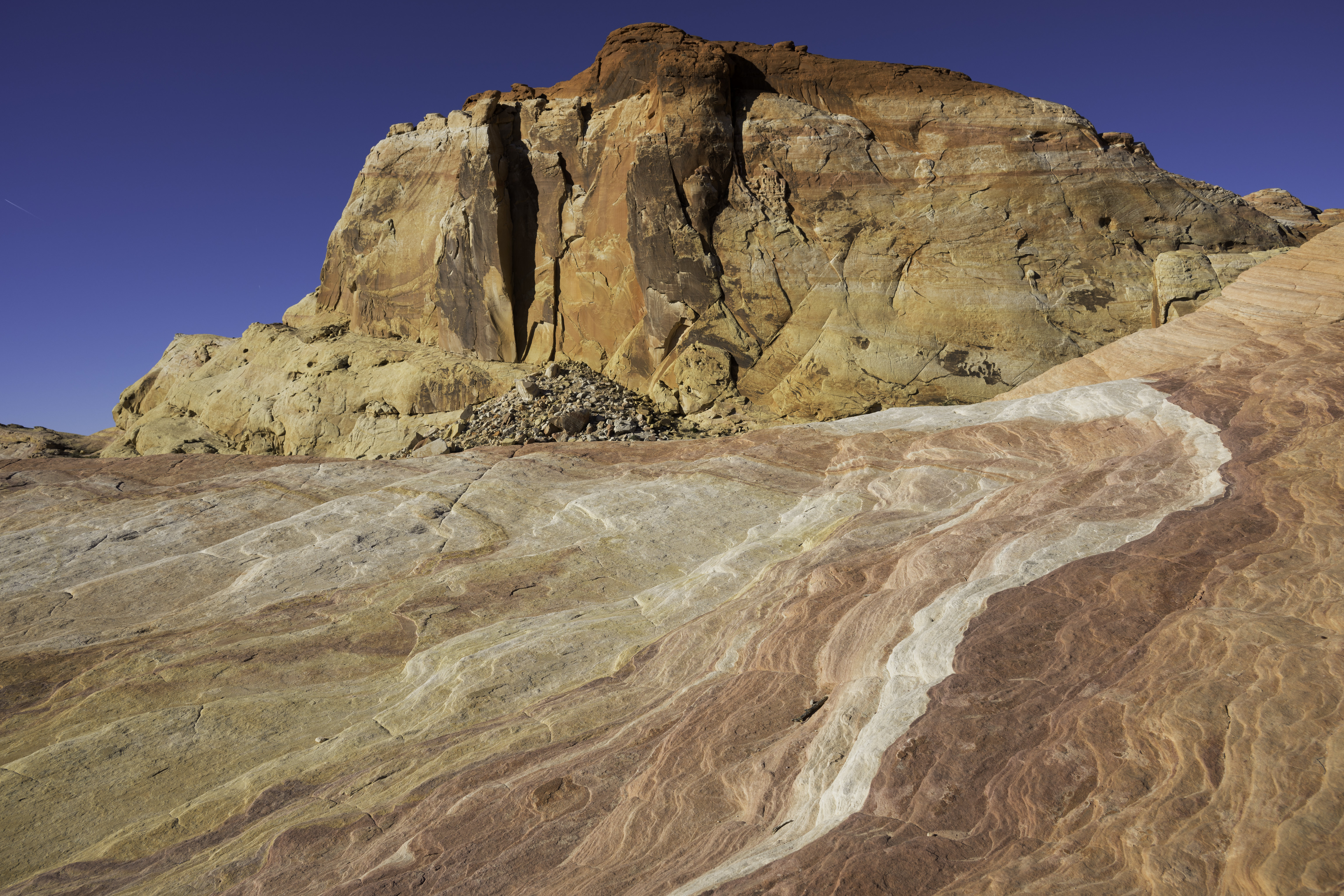 Valley Of Fire State Park Rock Formation Landscape Photography Crazy Hill Clear Sky Nature 6144x4096
