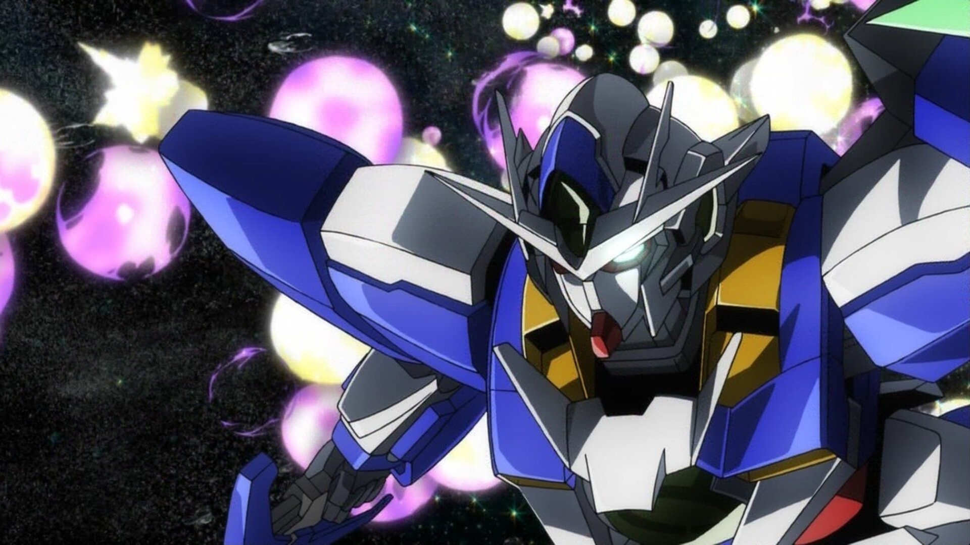 Anime Anime Screenshot Gundam Mechs Mobile Suit Gundam 00 Artwork Digital Art 00 Qan T 1920x1080