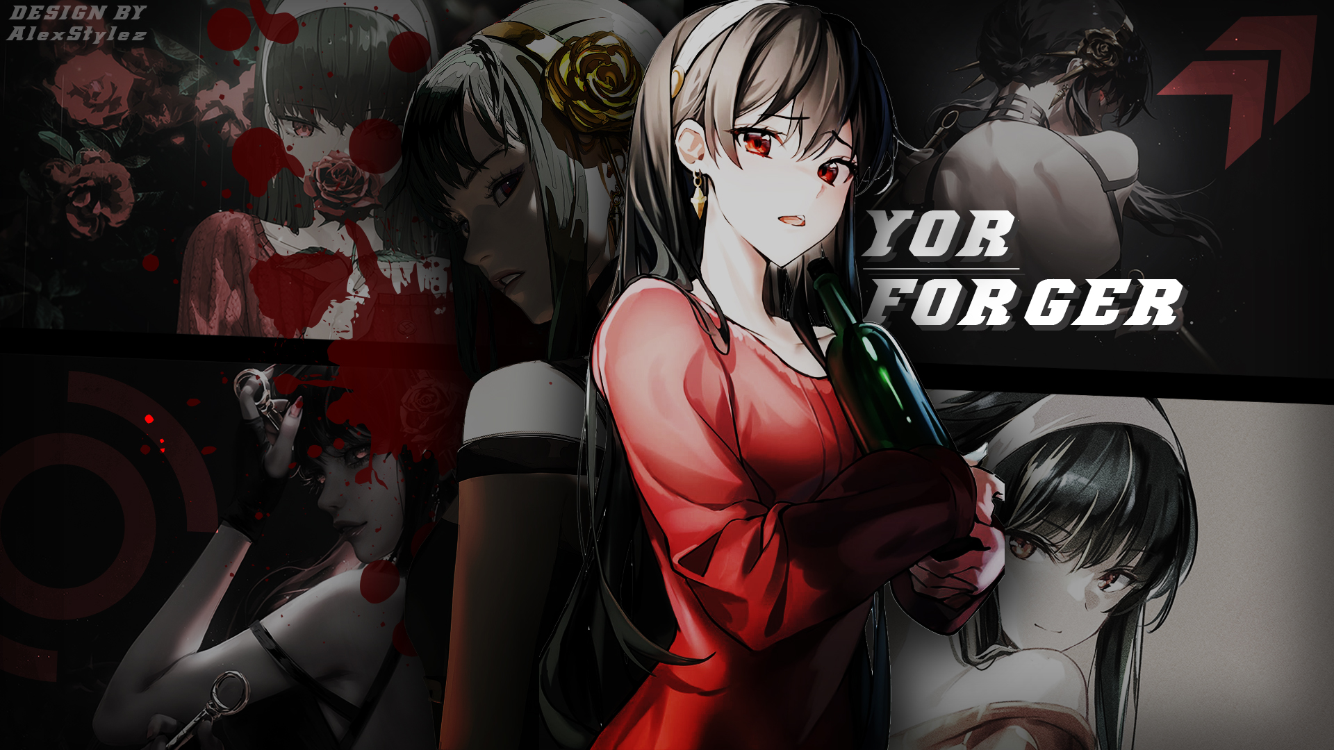 Red Eyes Black Hair Yor Forger Anime Girl HD Spy x Family Wallpapers, HD  Wallpapers