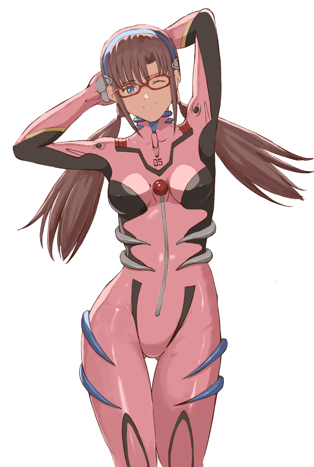 Anime Anime Girls Rebuild Of Evangelion Neon Genesis Evangelion Super Robot Taisen Makinami Mari Ill 1059x1572