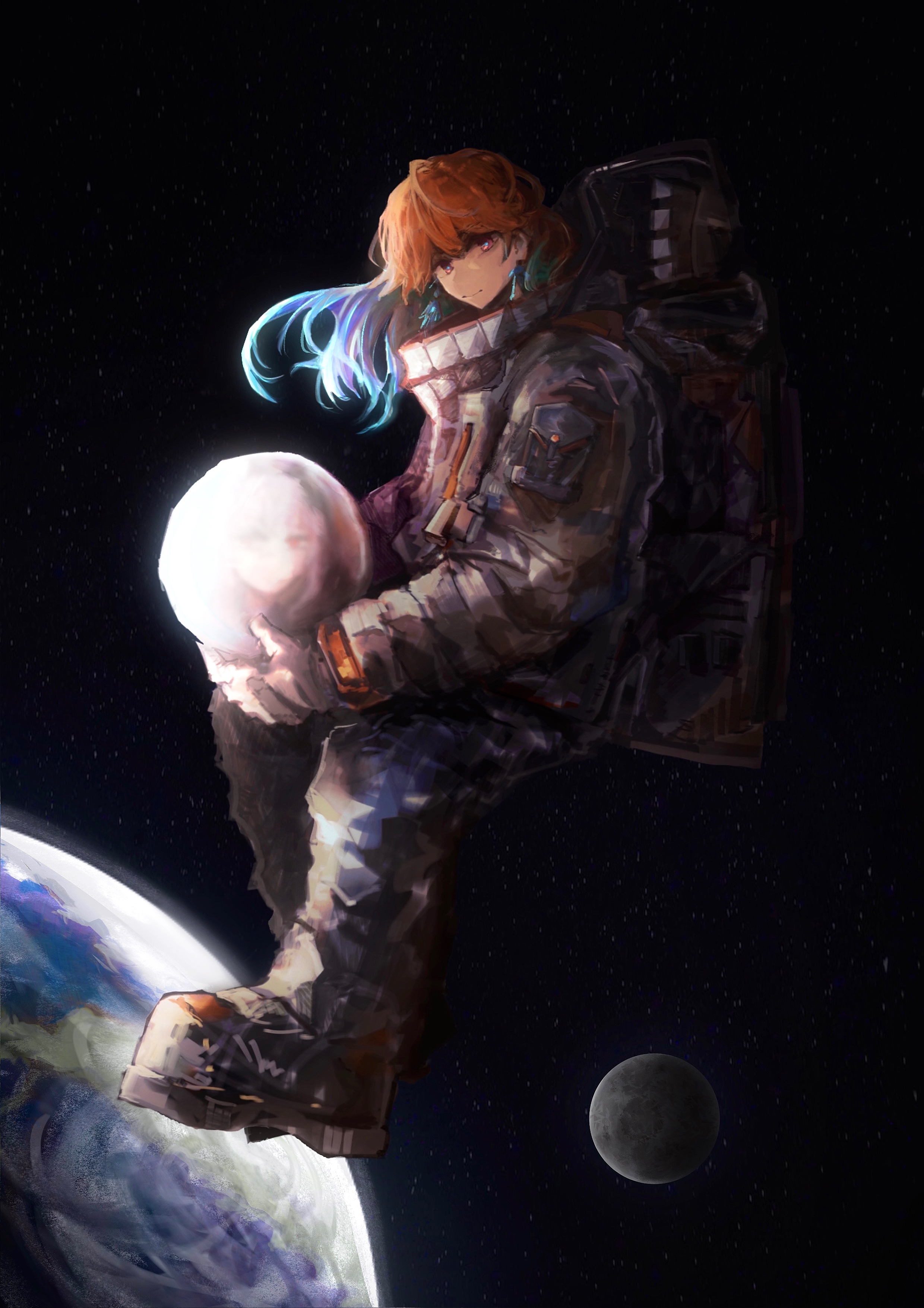 Anime Girl Astronaut : r/aiArt