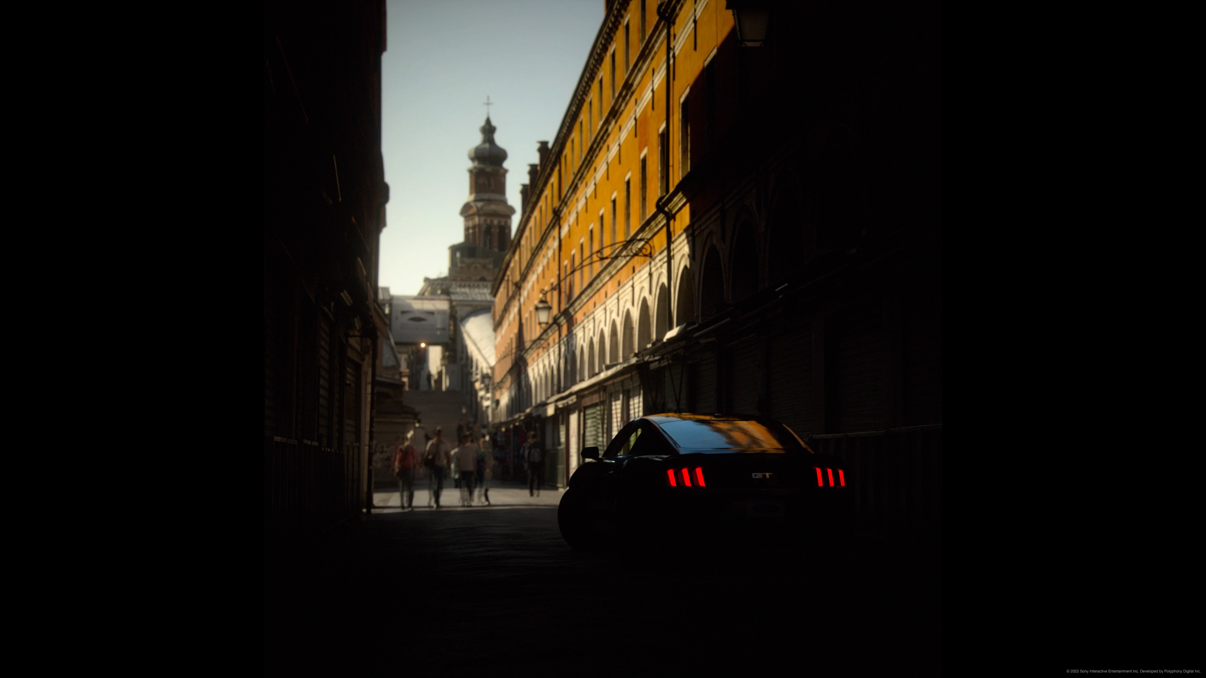 Gran Turismo Car Race Cars Video Games Street Art Gran Turismo 7 Polyphony Digital Italy Ford Ford M 3840x2160