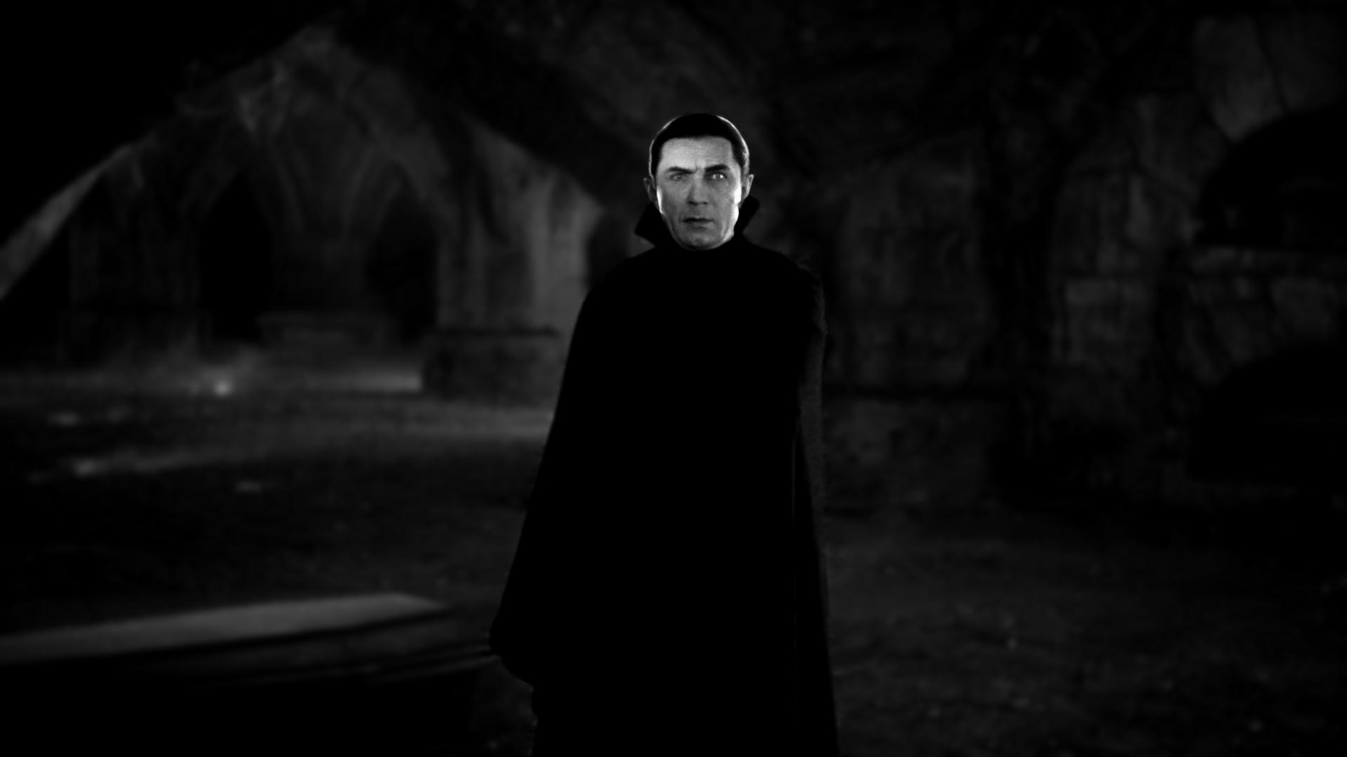 Dracula Movies Film Stills Bela Lugosi Cape Coffin 1920x1080
