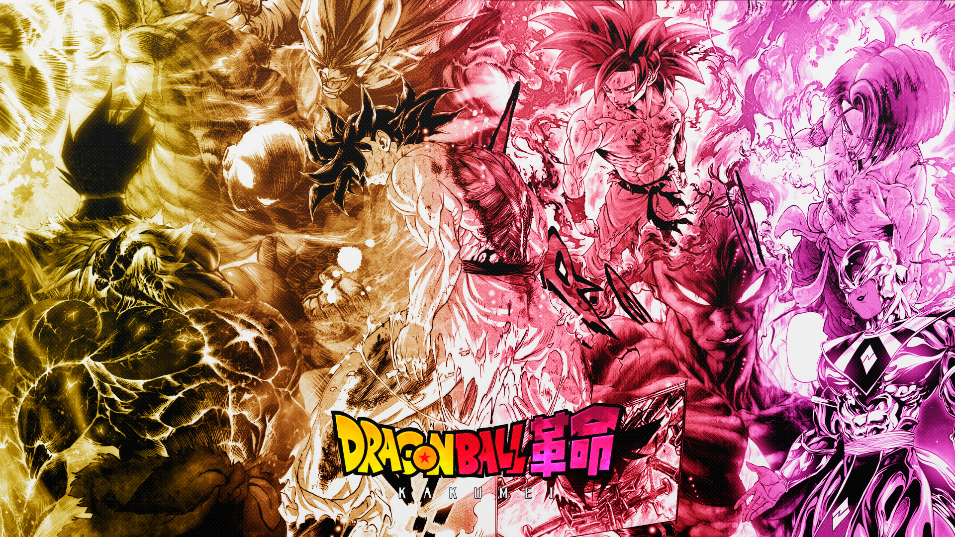 Dragon Ball Son Goku DinocoZero Collage 1920x1080