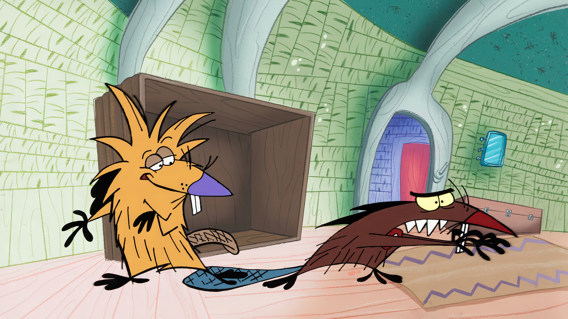 The Angry Beavers Cartoon Animation Film Stills Production Cel Nickelodeon 1920x1080