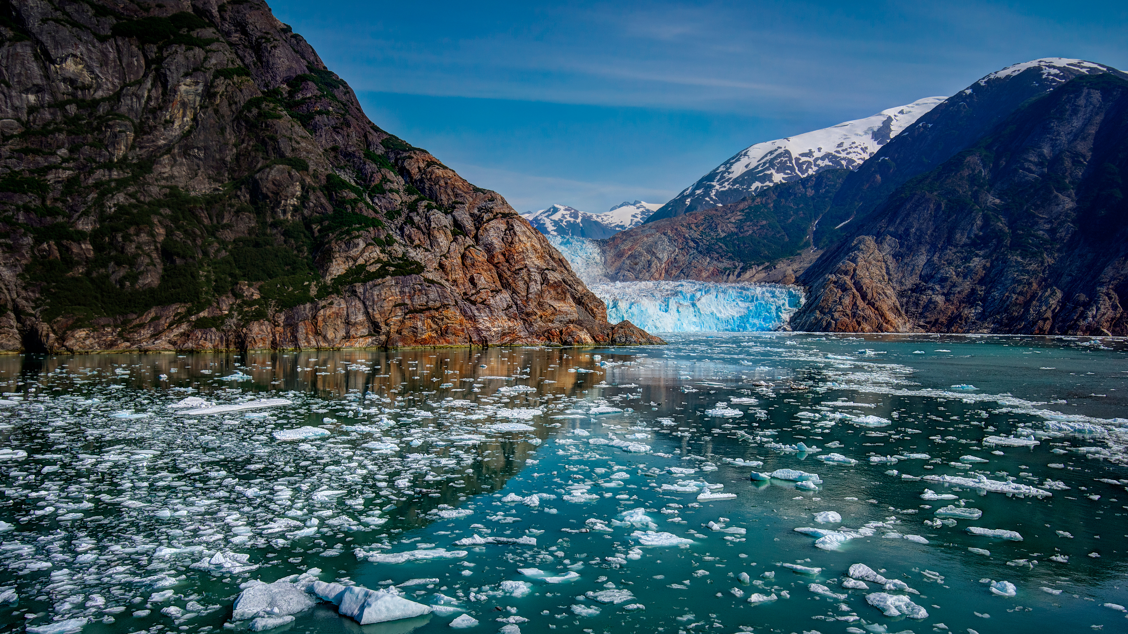Trey Ratcliff Photography Alaska Glacier Water Ice Mountains Snow Rocks Nature 3840x2160
