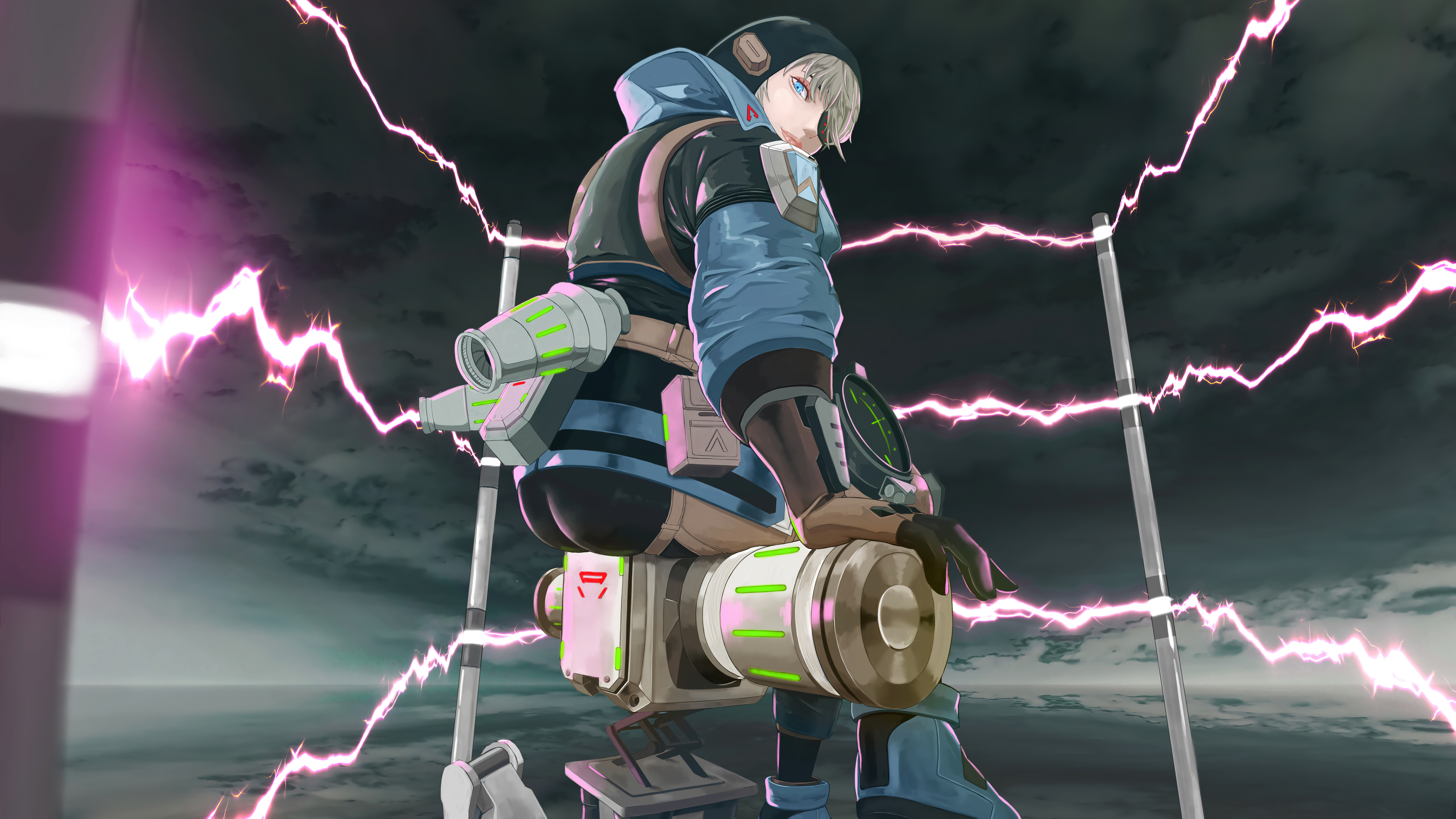 Wattson Apex Legends Video Game Characters 7680x4320