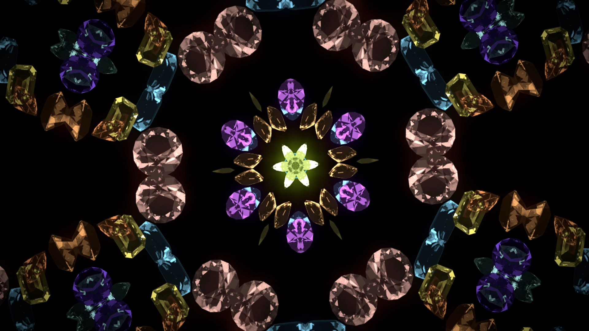 Abstract Kaleidoscope 1920x1080