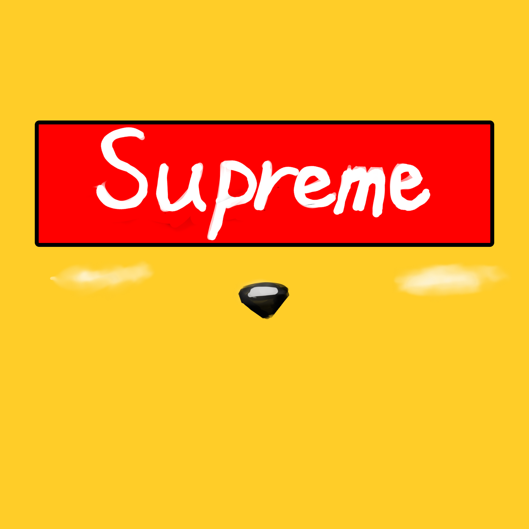 Supreme Animals Simple Background Minimalism 2160x2160