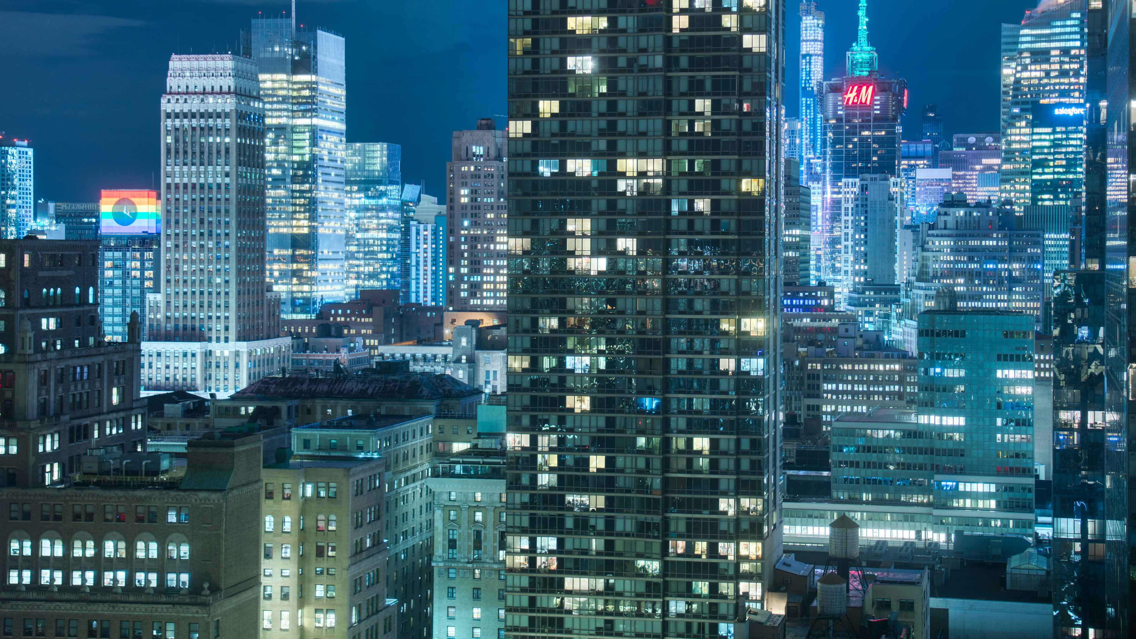 Trey Ratcliff Photography City City Lights Building H M 3840x2160