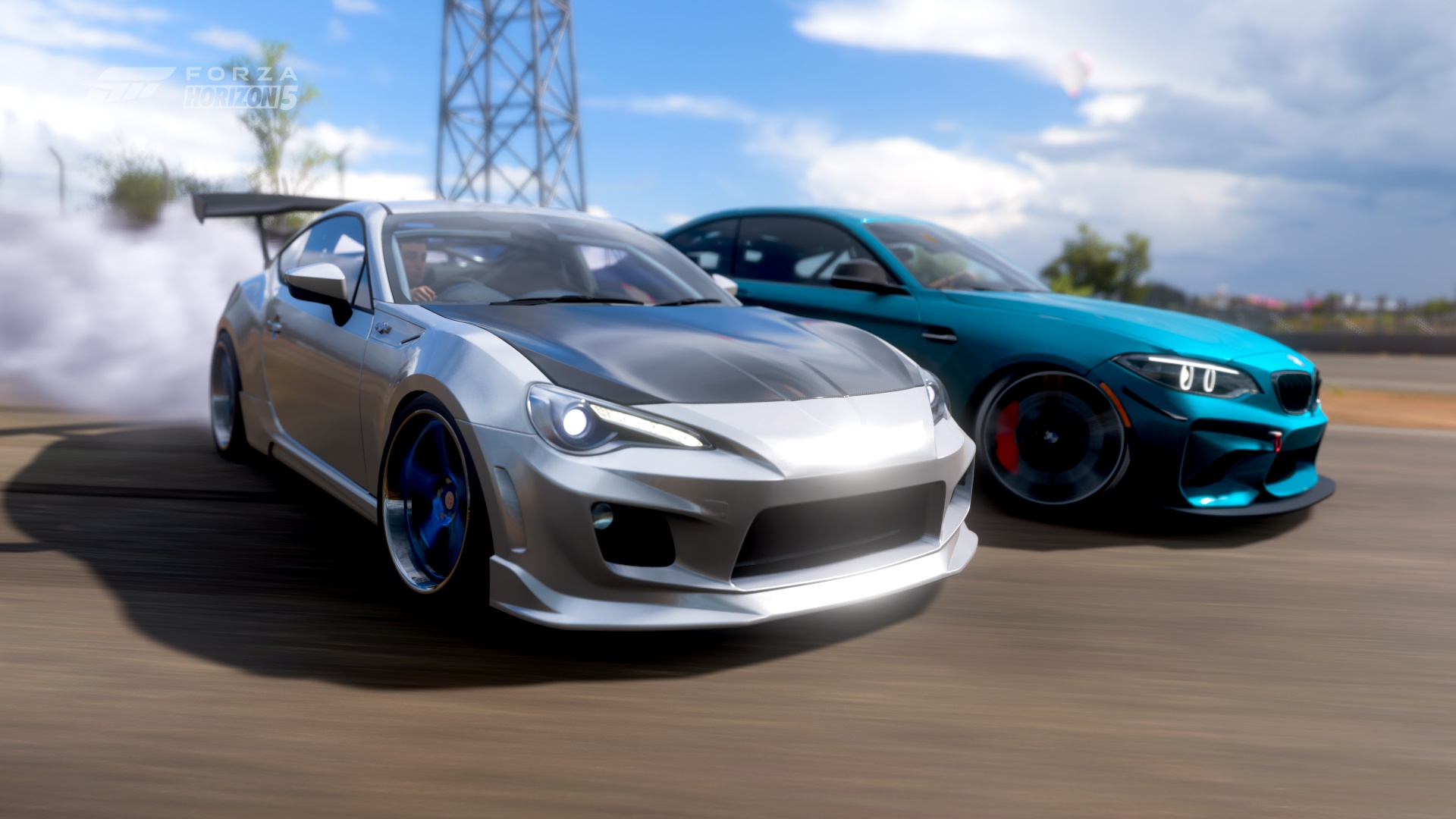 Forza Forza Horizon 5 Racing Car Drift Drift Cars Smoke Motion Blur Depth Of Field Tuning Custom Mad 1920x1080