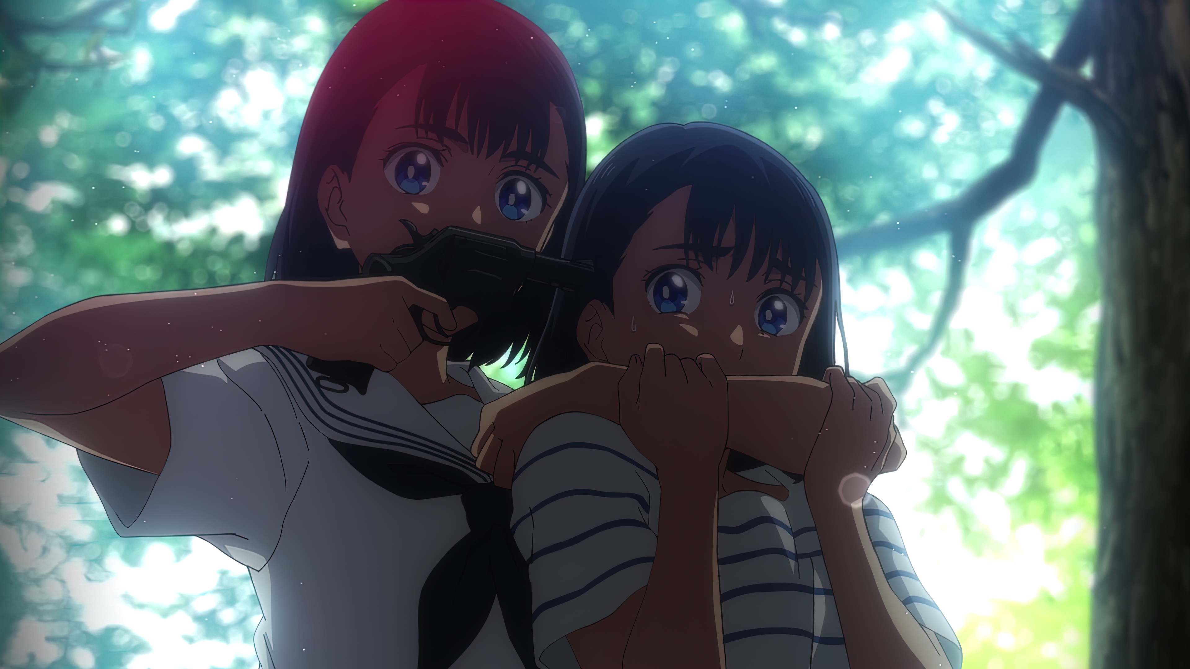 Summer Time Render 4K Anime Anime Screenshot Anime Girls Gun 3840x2160