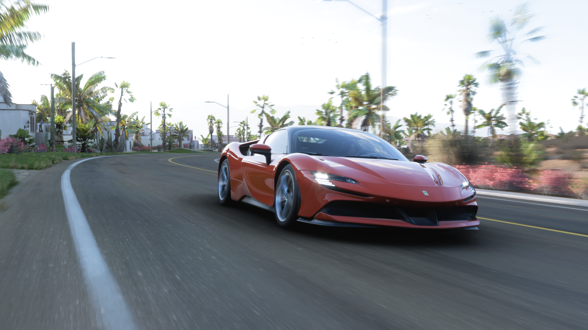 Forza Horizon 5 Ferrari SF90 Stradale Video Game Art Car 1920x1080