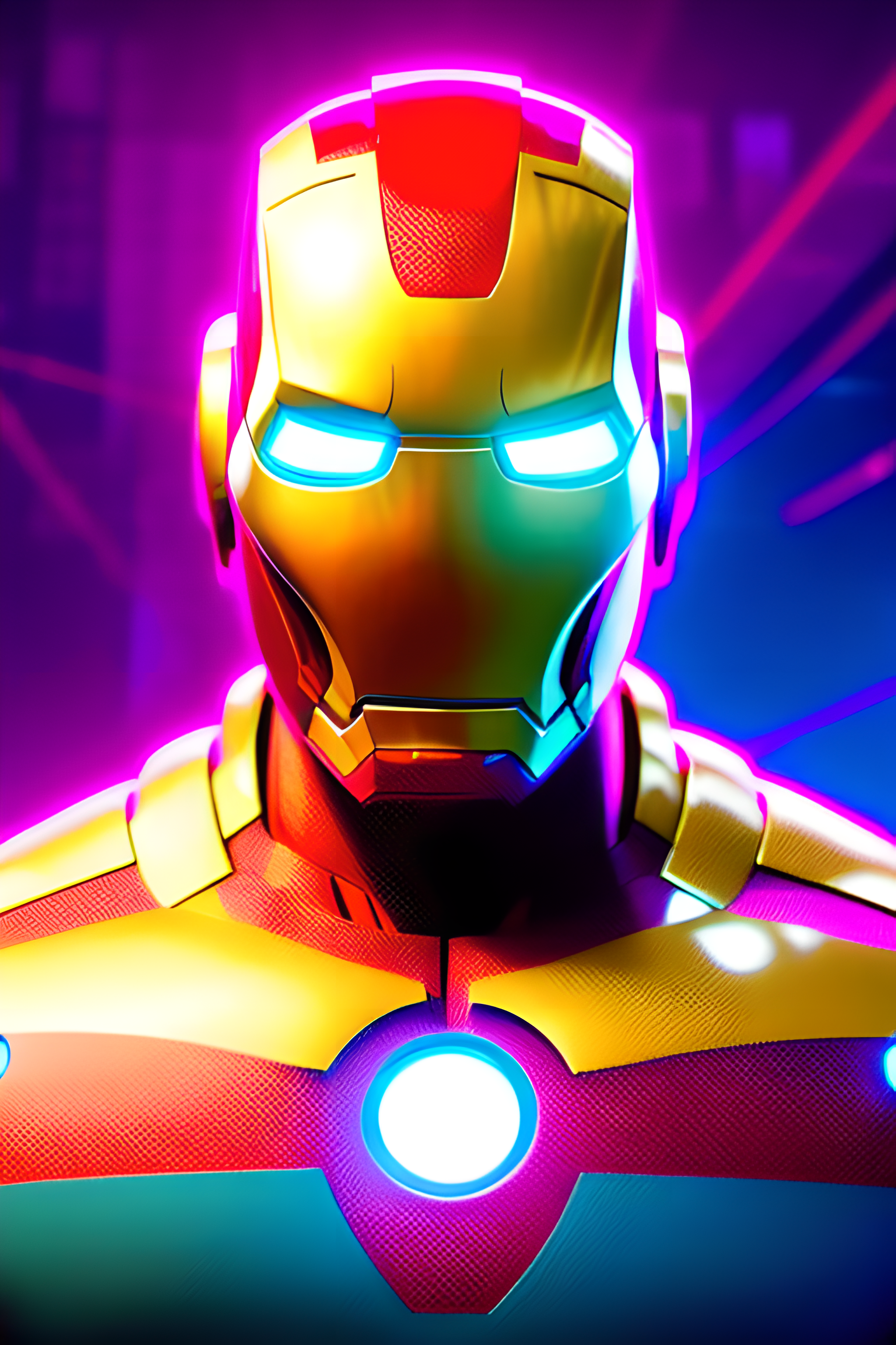 Spiderverse Into The Spiderverse Digital Art Stable Diffusion Ai Art Iron Man Vertical Superhero 2048x3072