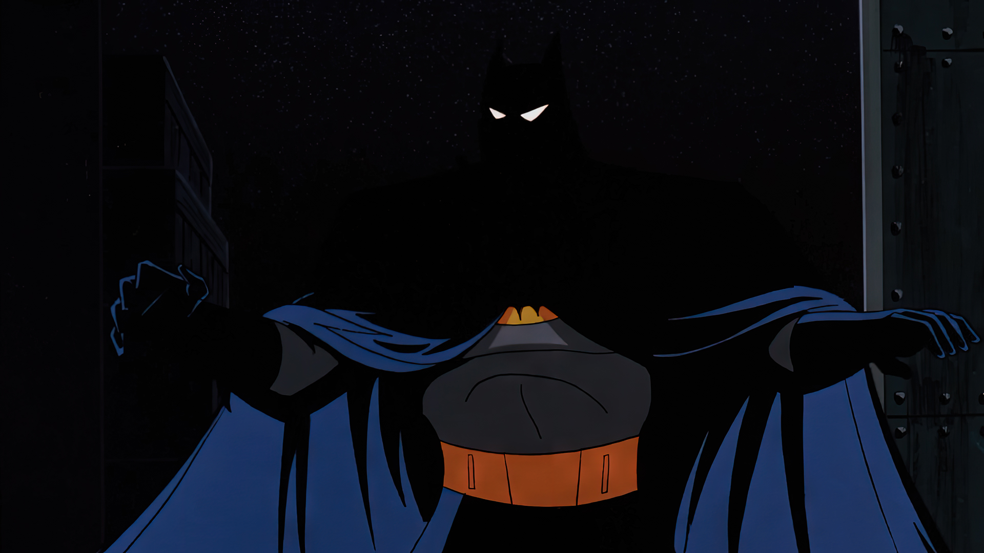 Batman Batman The Animated Series Animated Series Cartoon Bruce Timm Warner Brothers Shadow Superher 1920x1080
