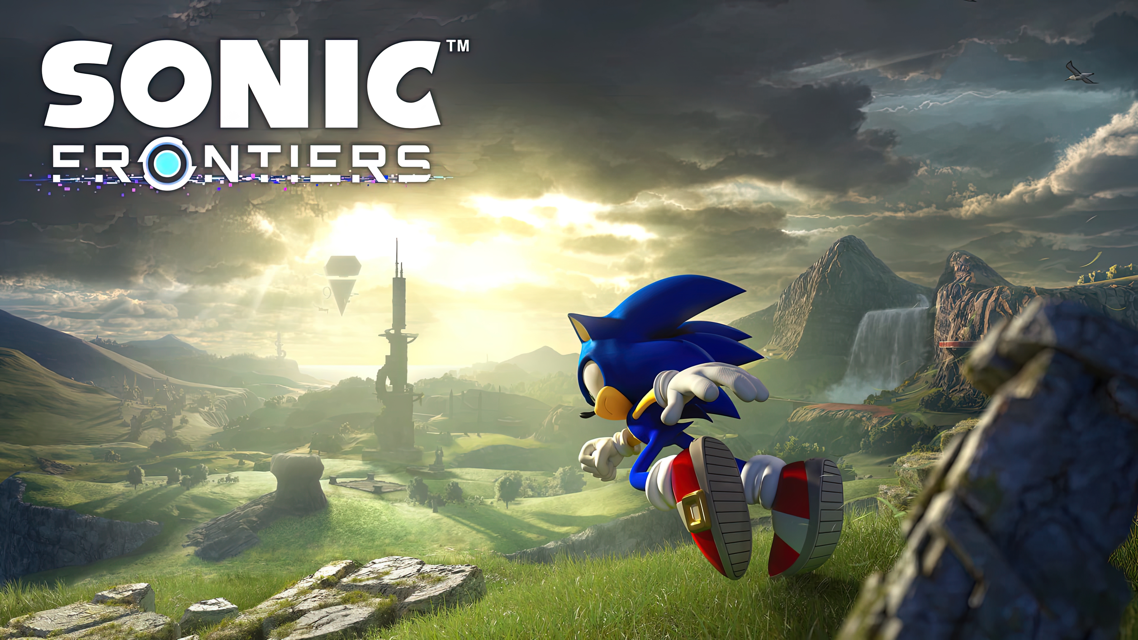 Sonic Sonic The Hedgehog Sonic Frontiers Tower Sega Video Game Art Video Game Characters PC Gaming V 3840x2160
