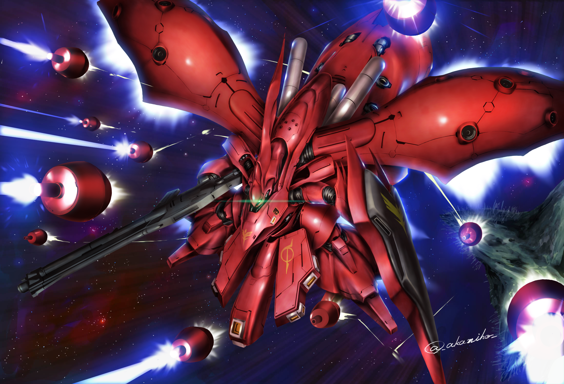 Nightingale Anime Mechs Super Robot Taisen Mobile Suit Gundam CCA Beltorchikas Children Mobile Suit  2200x1500