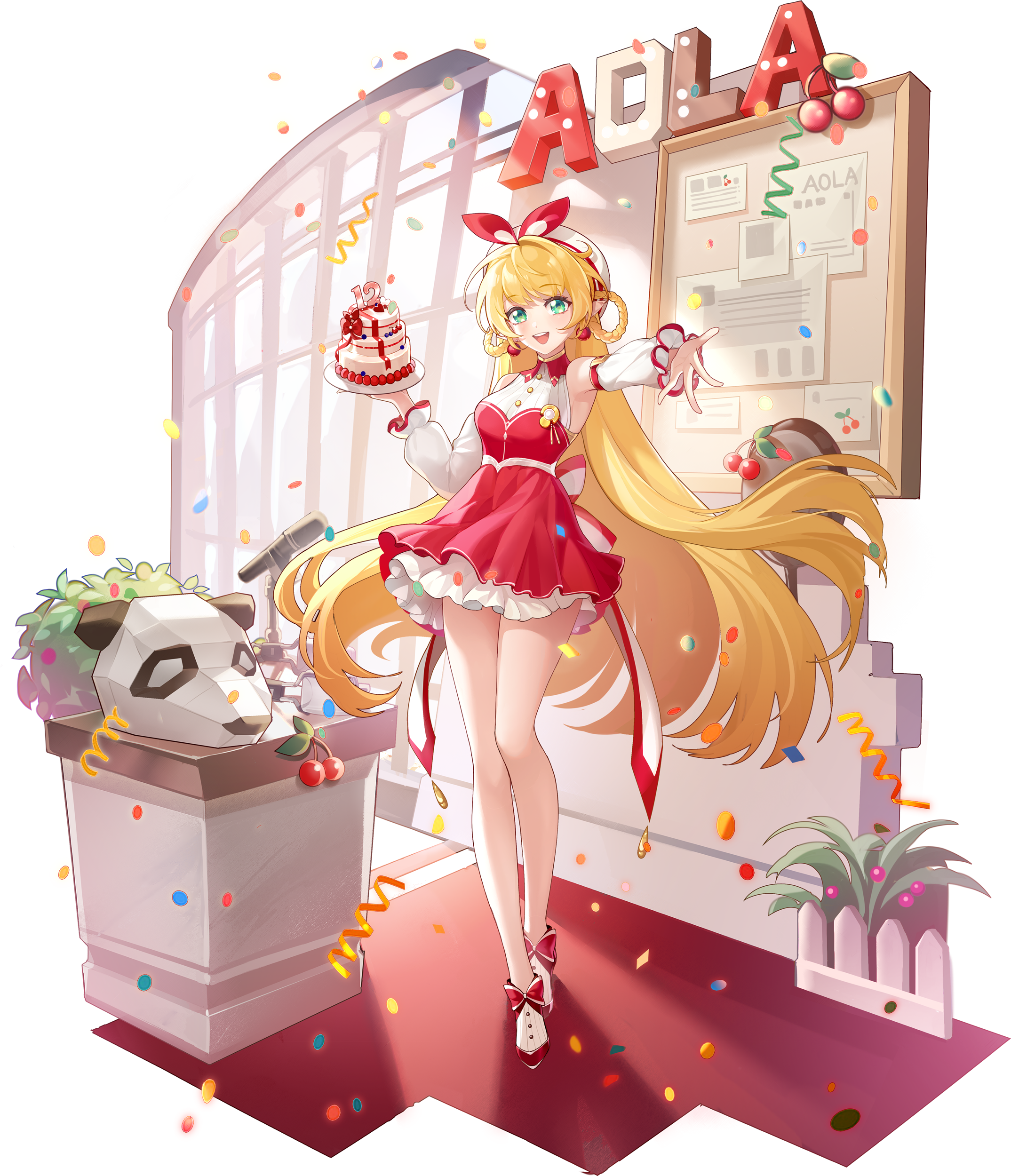 Aura Star Anime Girls Blonde Cake 2149x2500