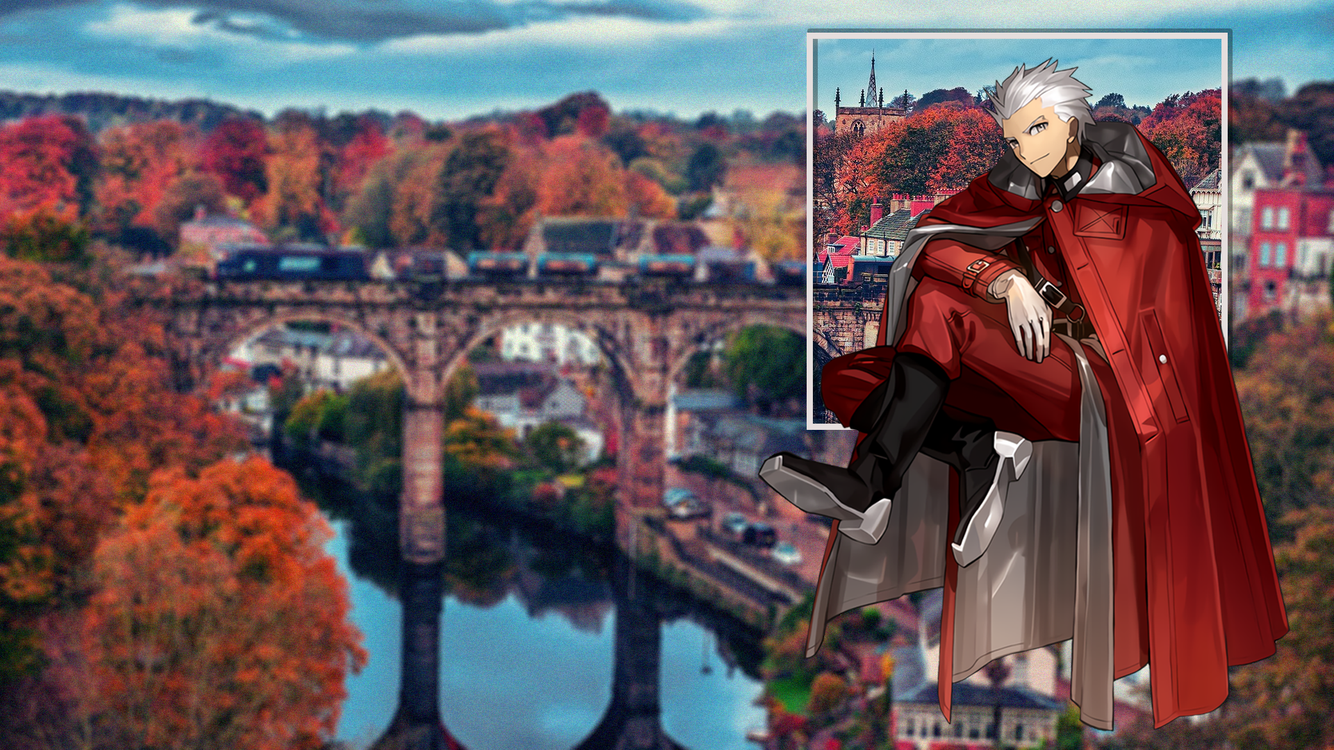 Fate Series Picture In Picture City Fate Extra Fate Extra CCC Anime Boys Shirou Emiya Archer Fate St 1920x1080