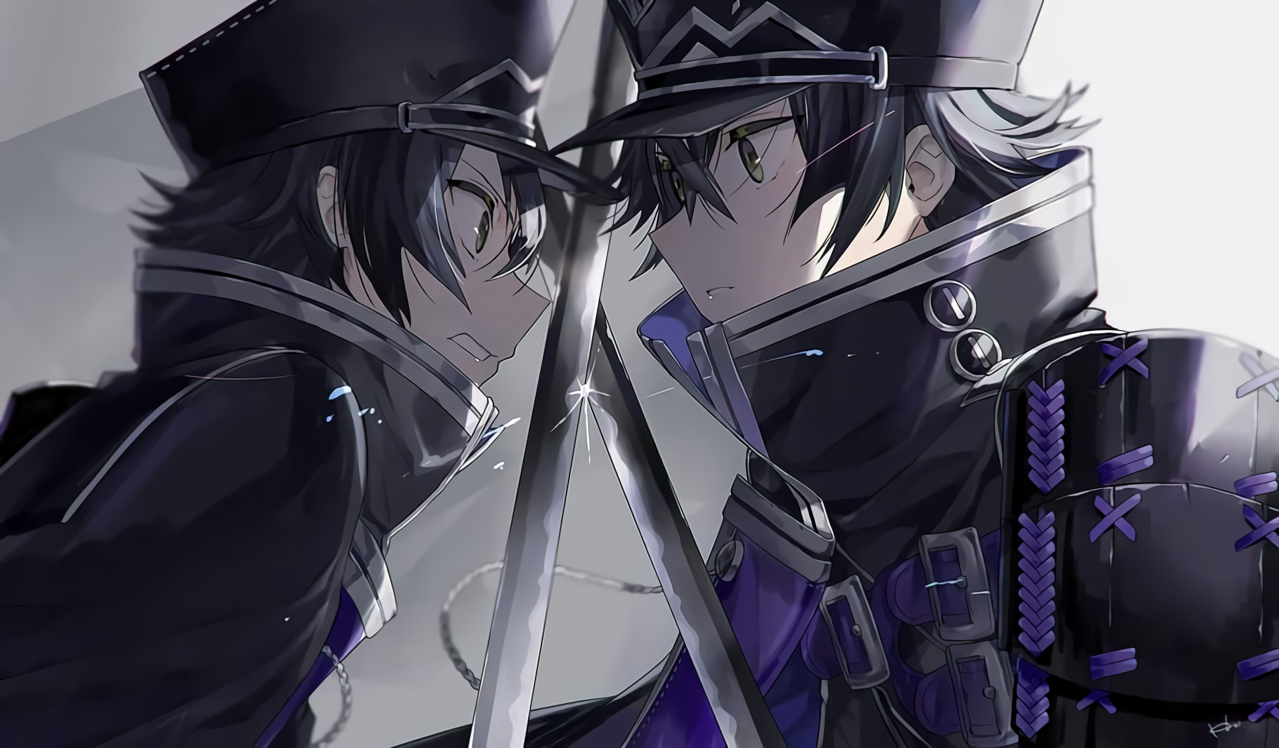 Anime Anime Boys Sword Hat 4320x2528