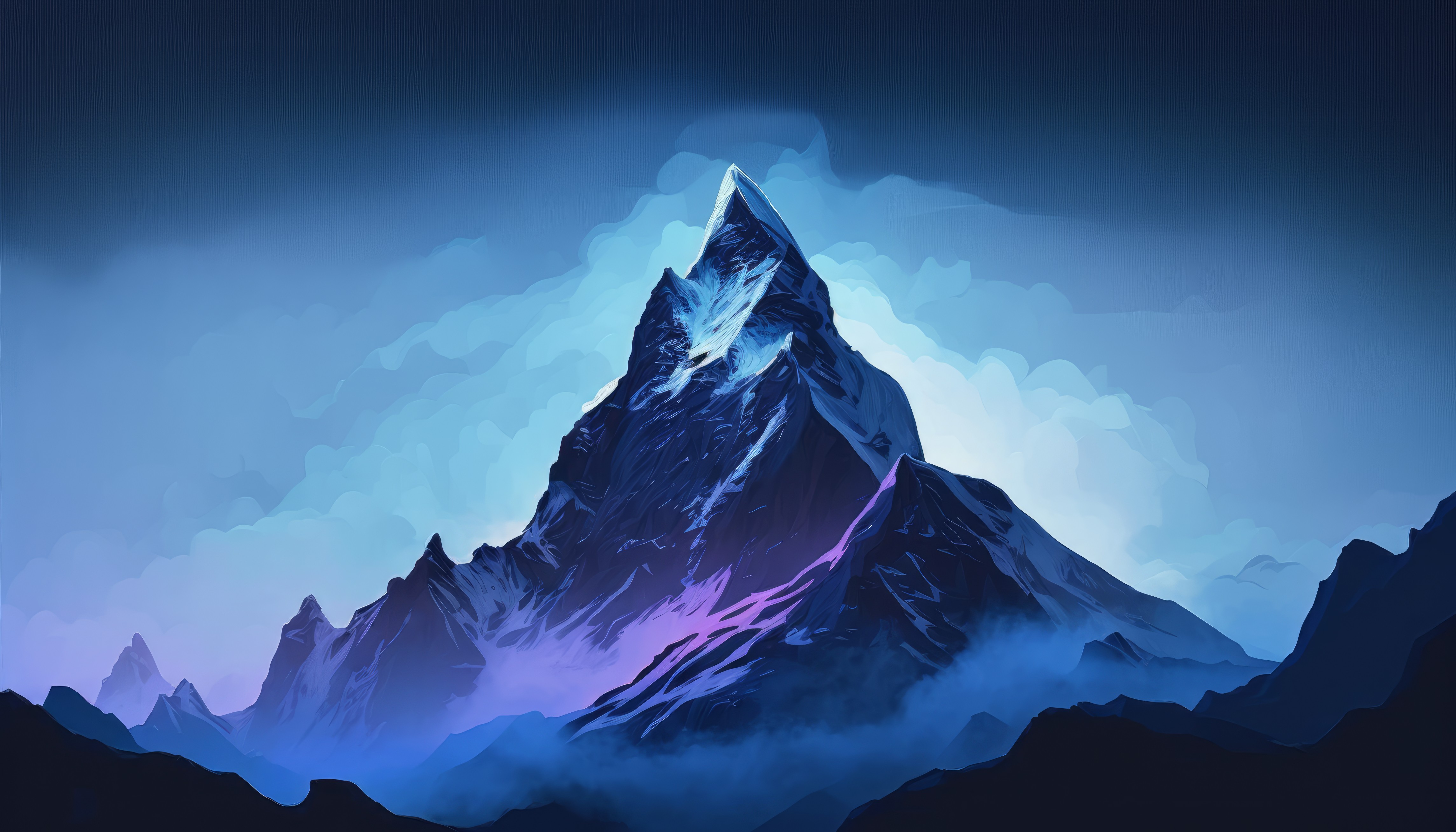 Ai Art Illustration Matterhorn Mountains Nature Snow 4579x2616