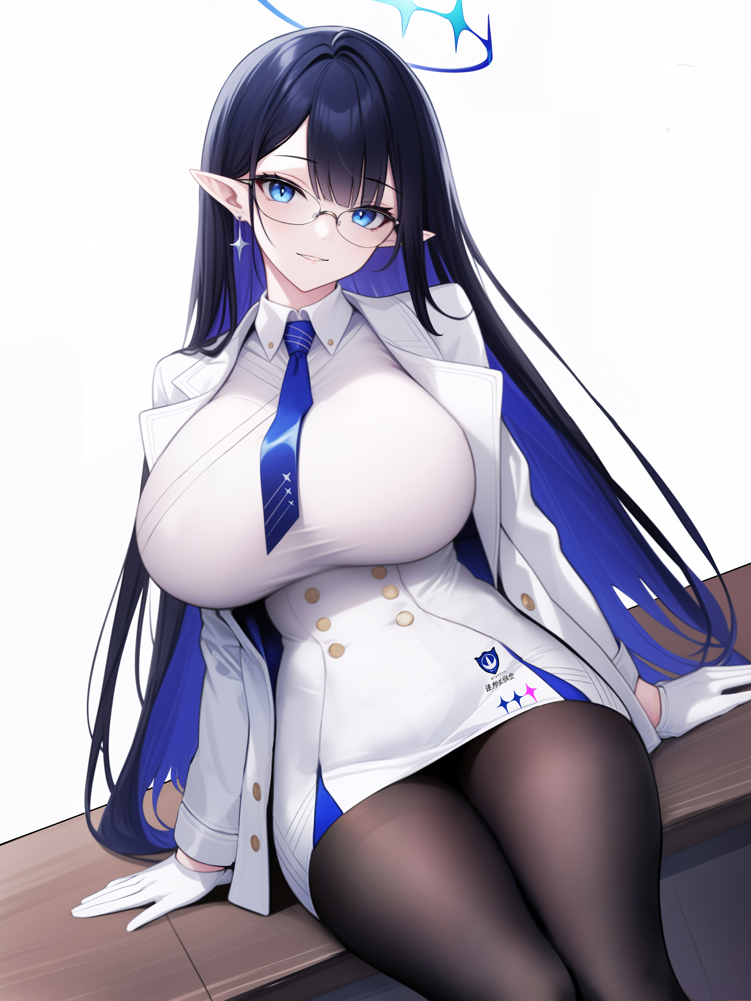 Anime Anime Girls Pixiv Nanagami Rin Blue Archive Blue Archive Long Hair Portrait Display Uniform Lo 2438x3251