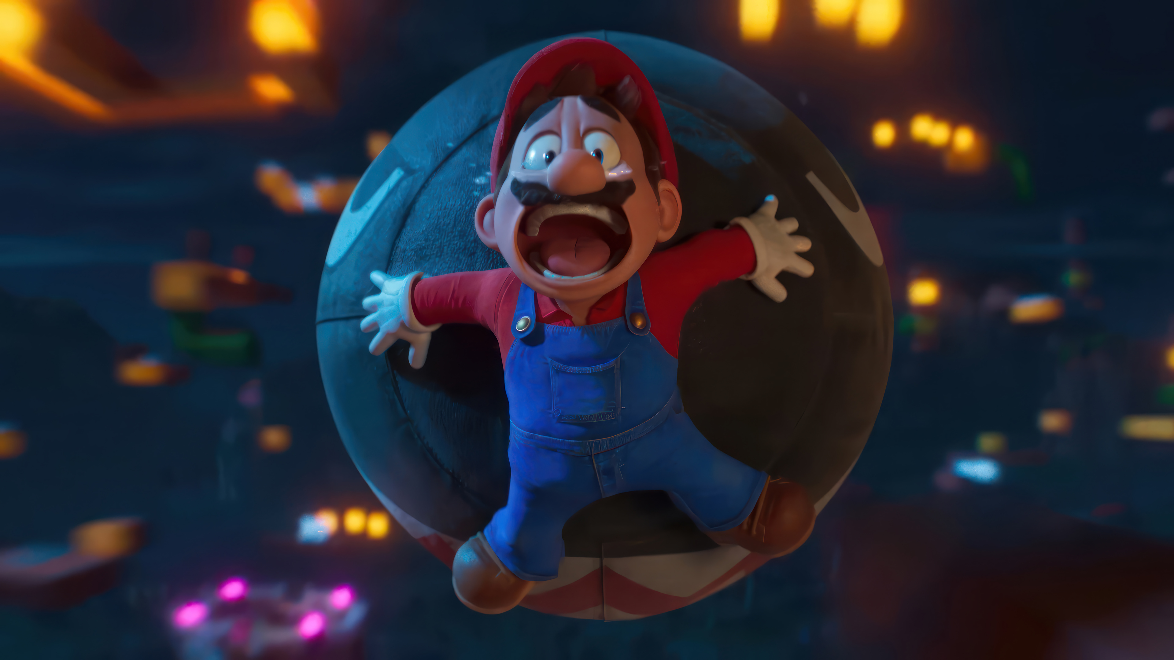 Mario Movie Characters Film Stills CGi Hat Moustache 3840x2160