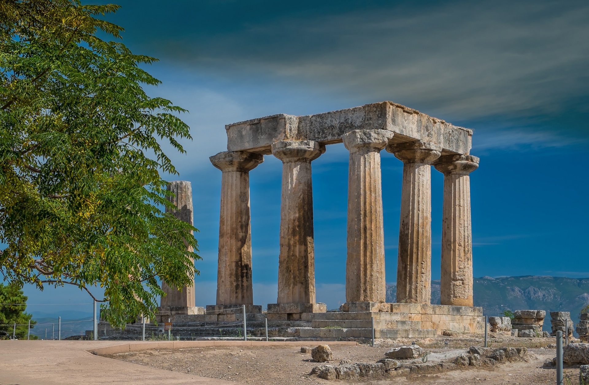 Corinthia Ruins Greece Architecture Sky 1920x1258
