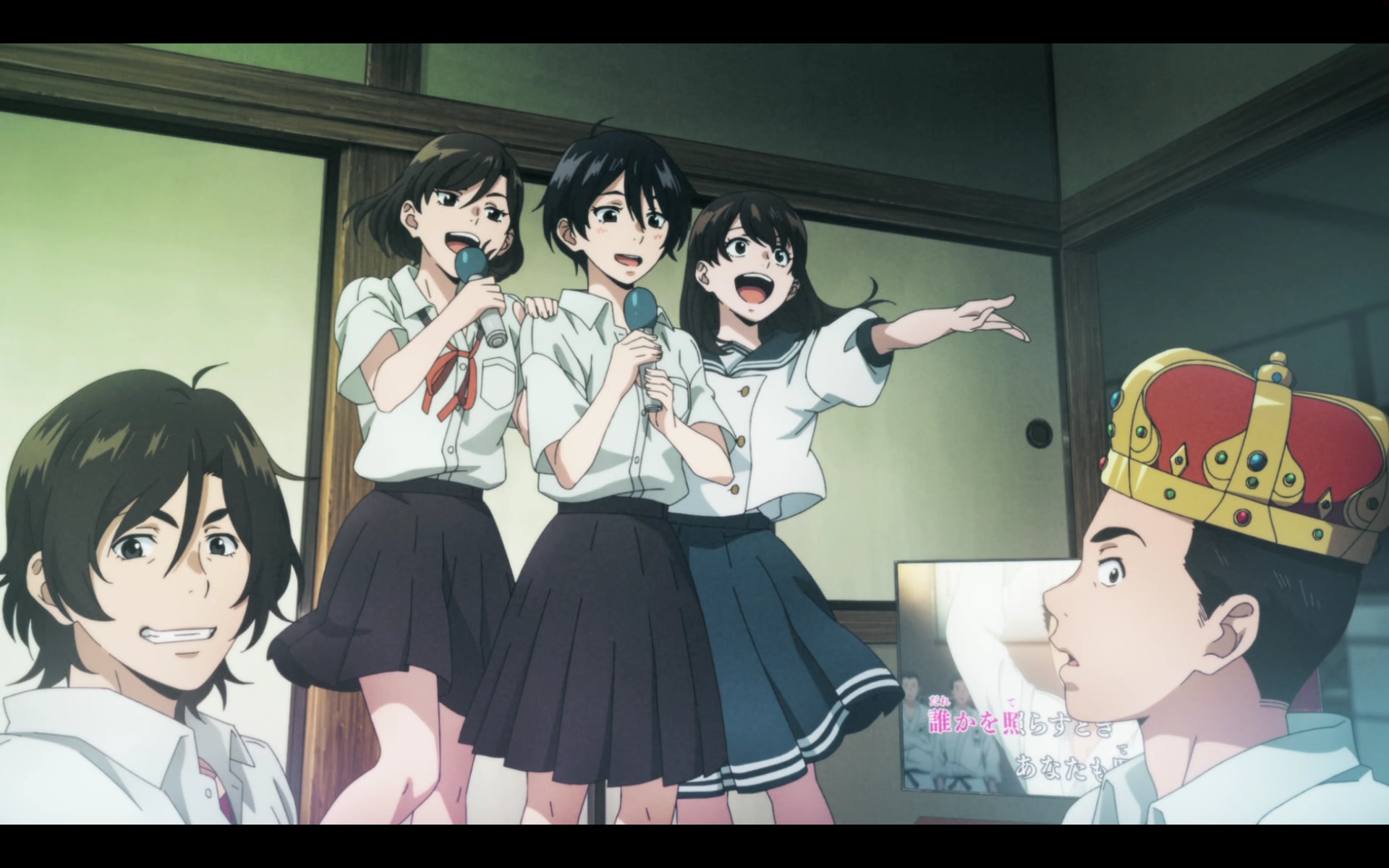Anime Anime Movie Anime Girls Anime Boys Japanese Crown Microphone Schoolgirl School Uniform Anime S 1920x1200