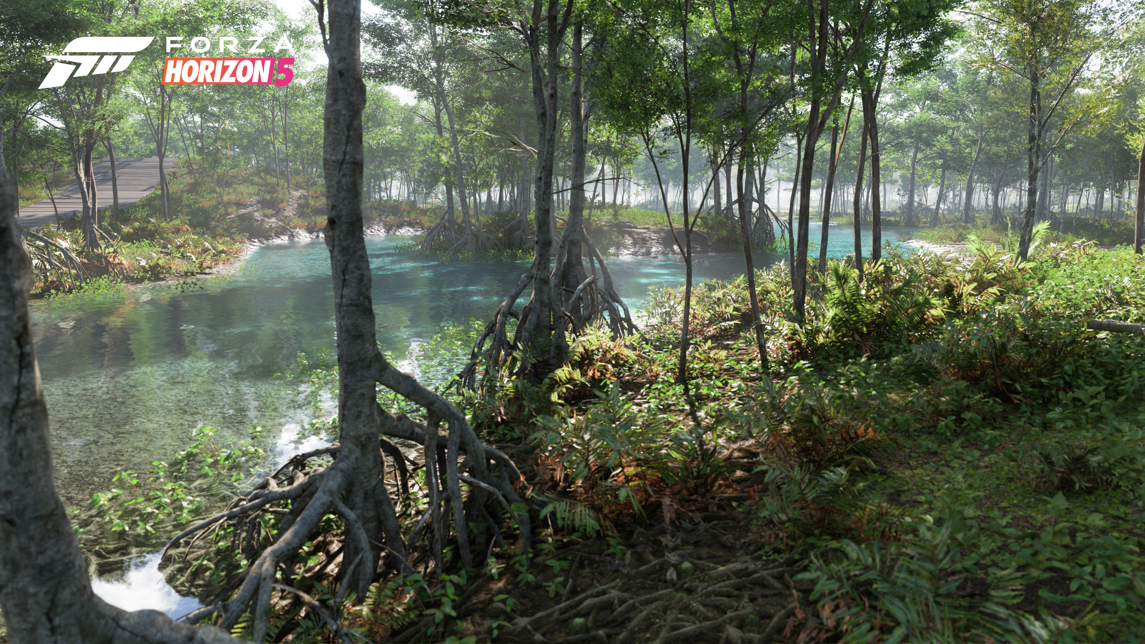 Forza Horizon 5 Video Games CGi Water Trees Nature 3840x2160